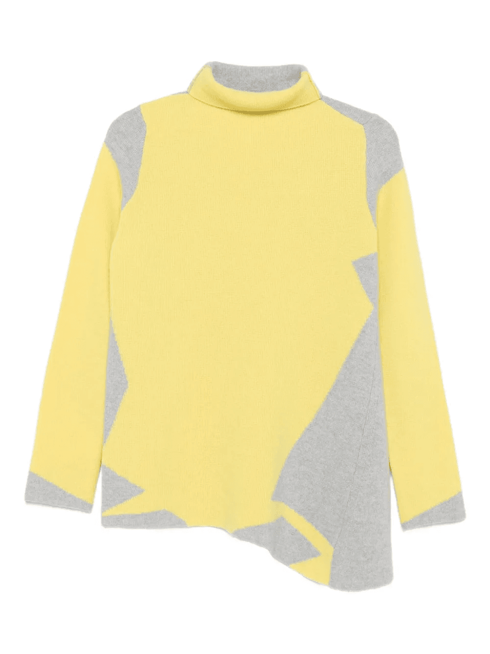 panelled wool sweater - Image 1