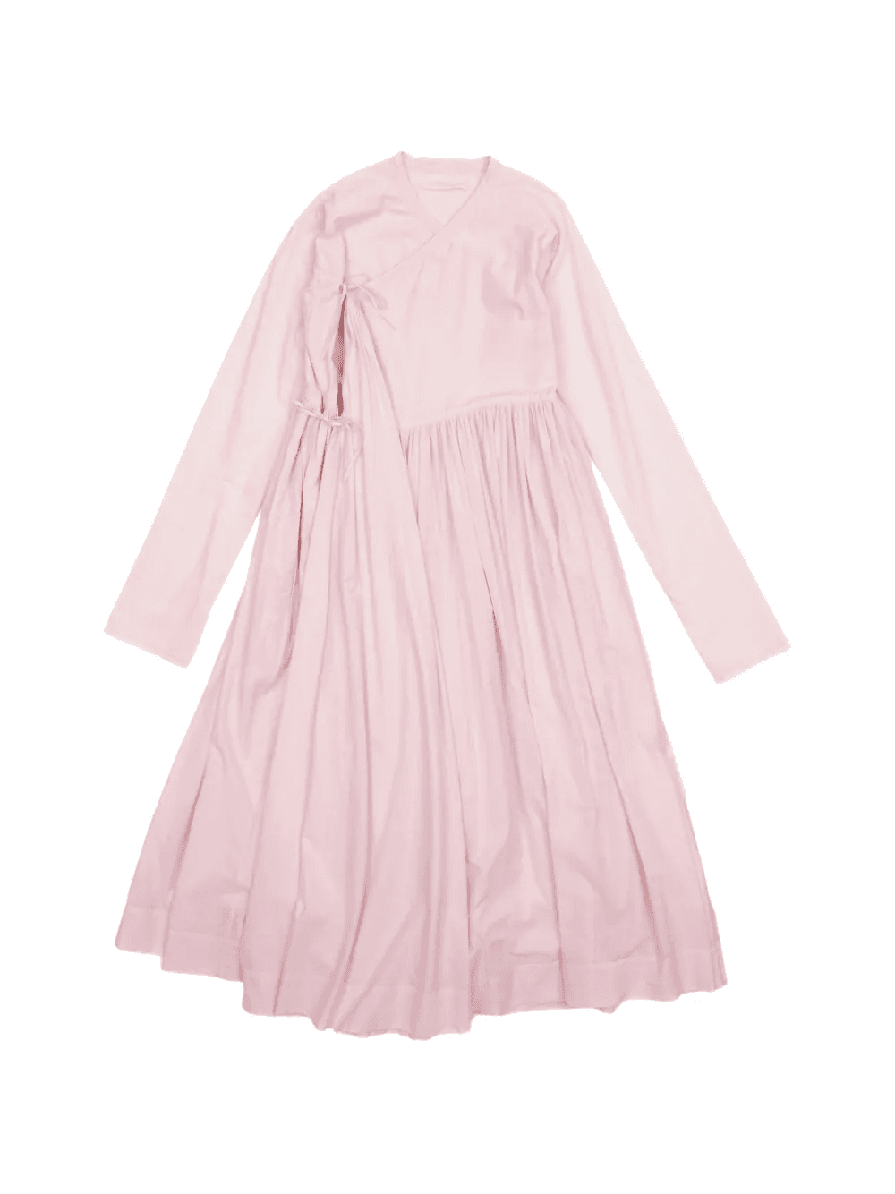 Olive long-sleeved maxi dress - Image 1