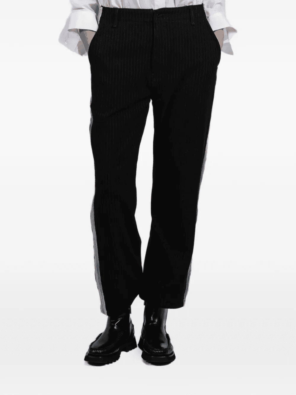 Tomboy pinstripe panel trousers - Image 1