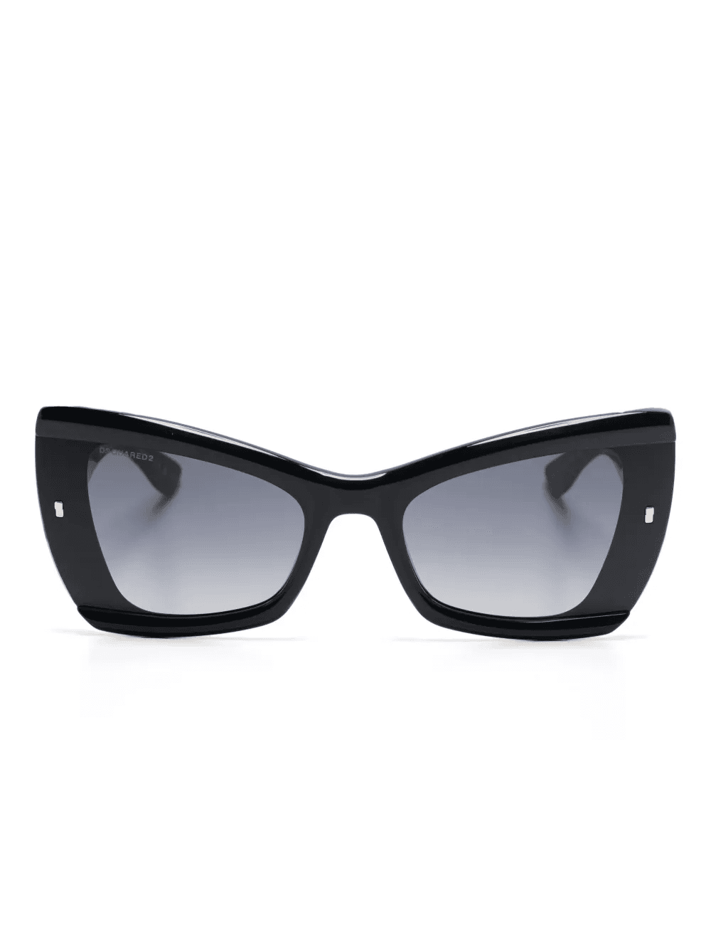 cat-eye logo-plaque sunglasses - Image 1