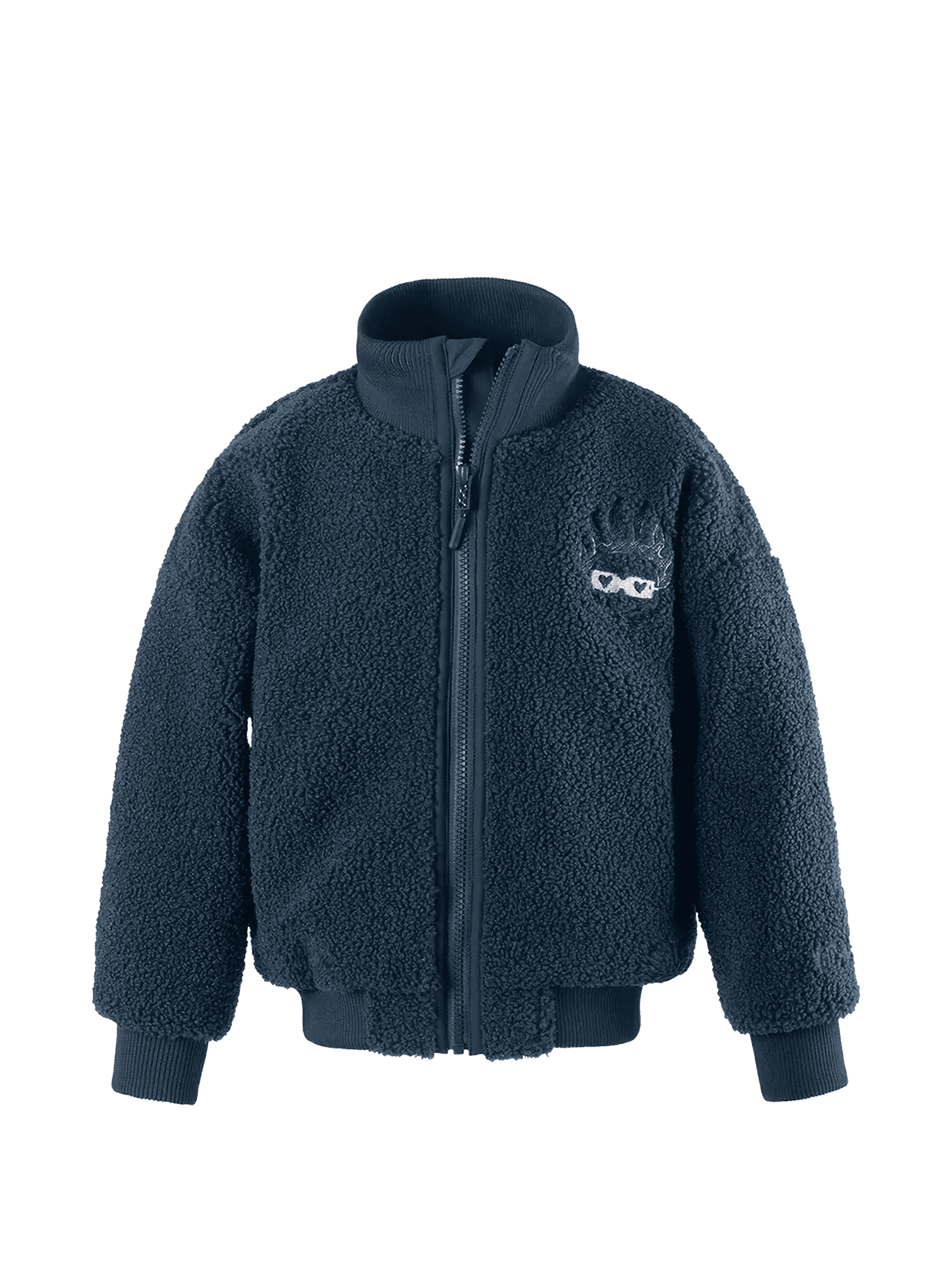 zip-up fleece jacket - Image 1