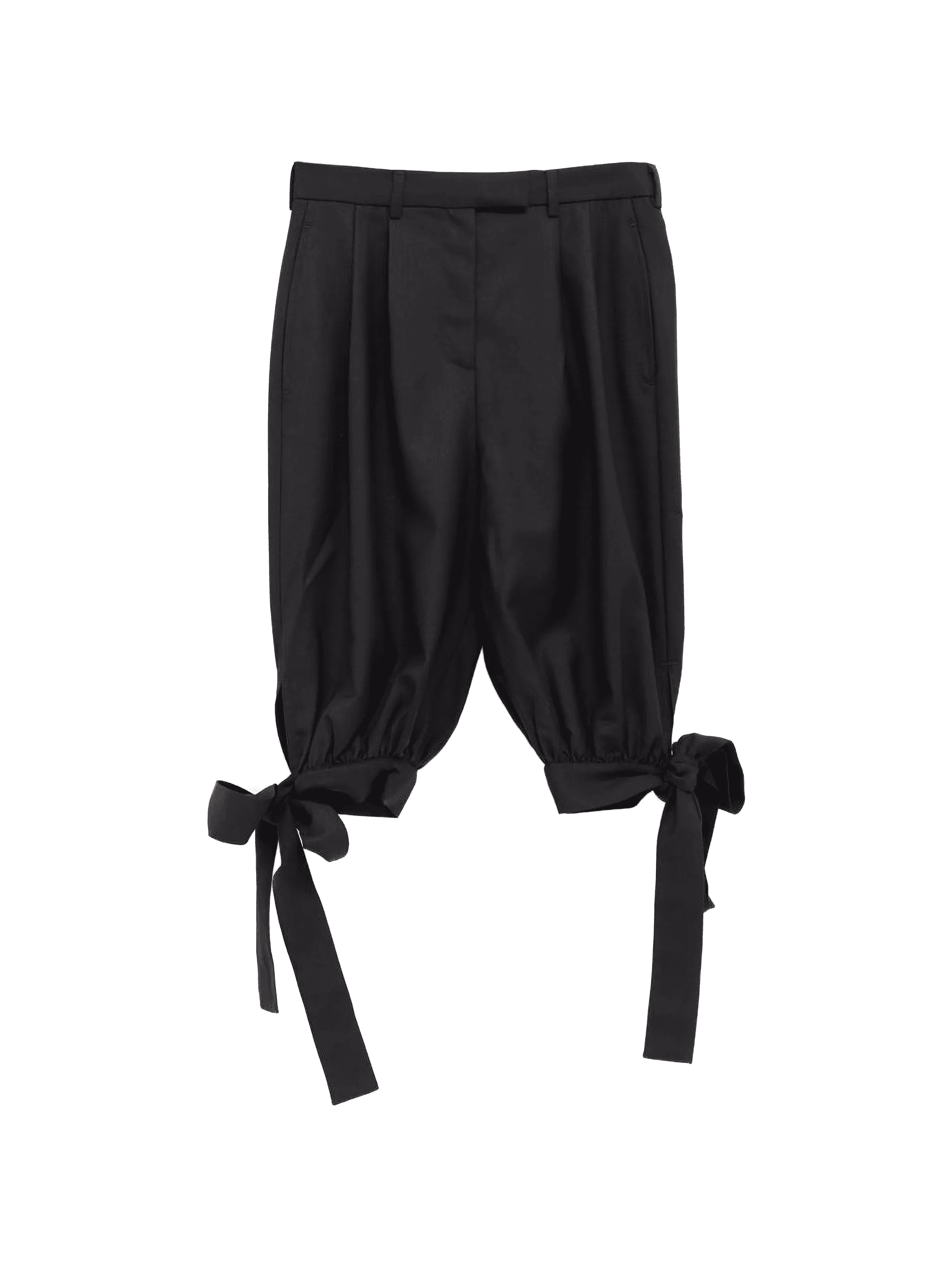 tie-hem shorts - Image 1