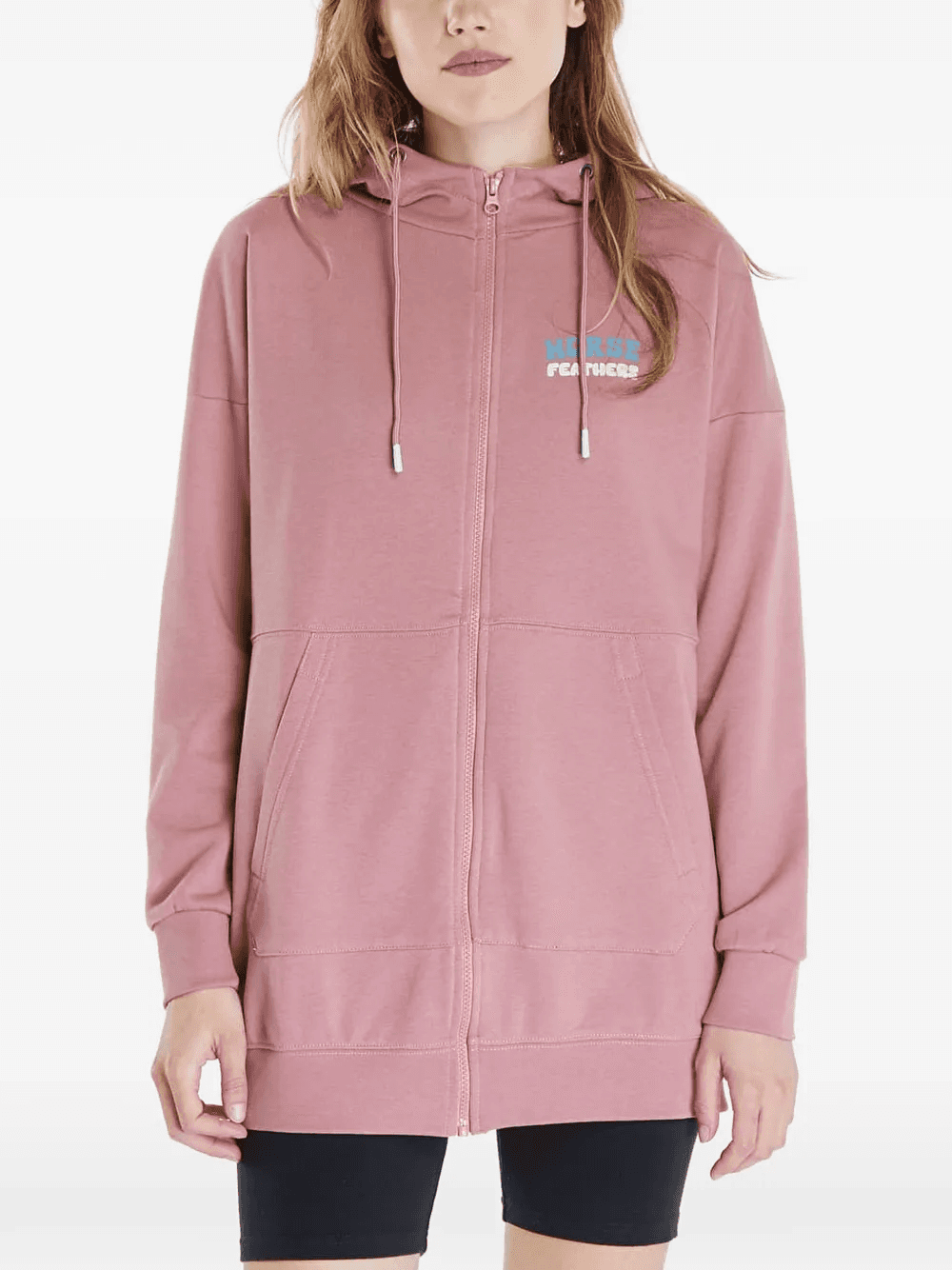 Horsefeathers Naava logo-print zip-up hoodie - Image 1
