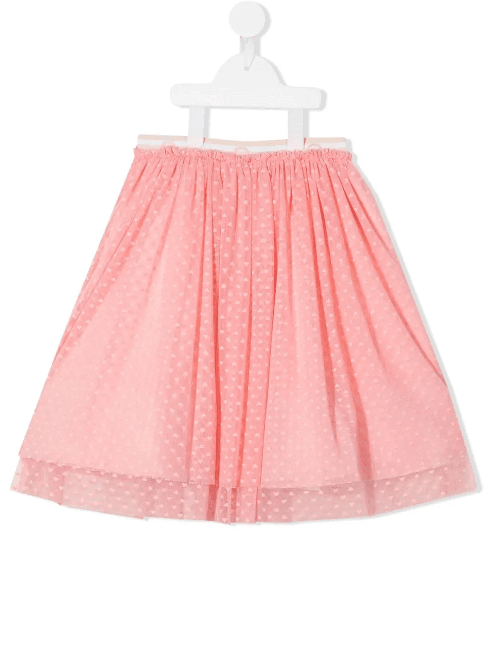 heart-jacquard tutu skirt - Image 1