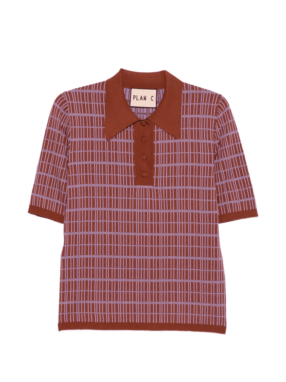 striped polo shirt - Image 1