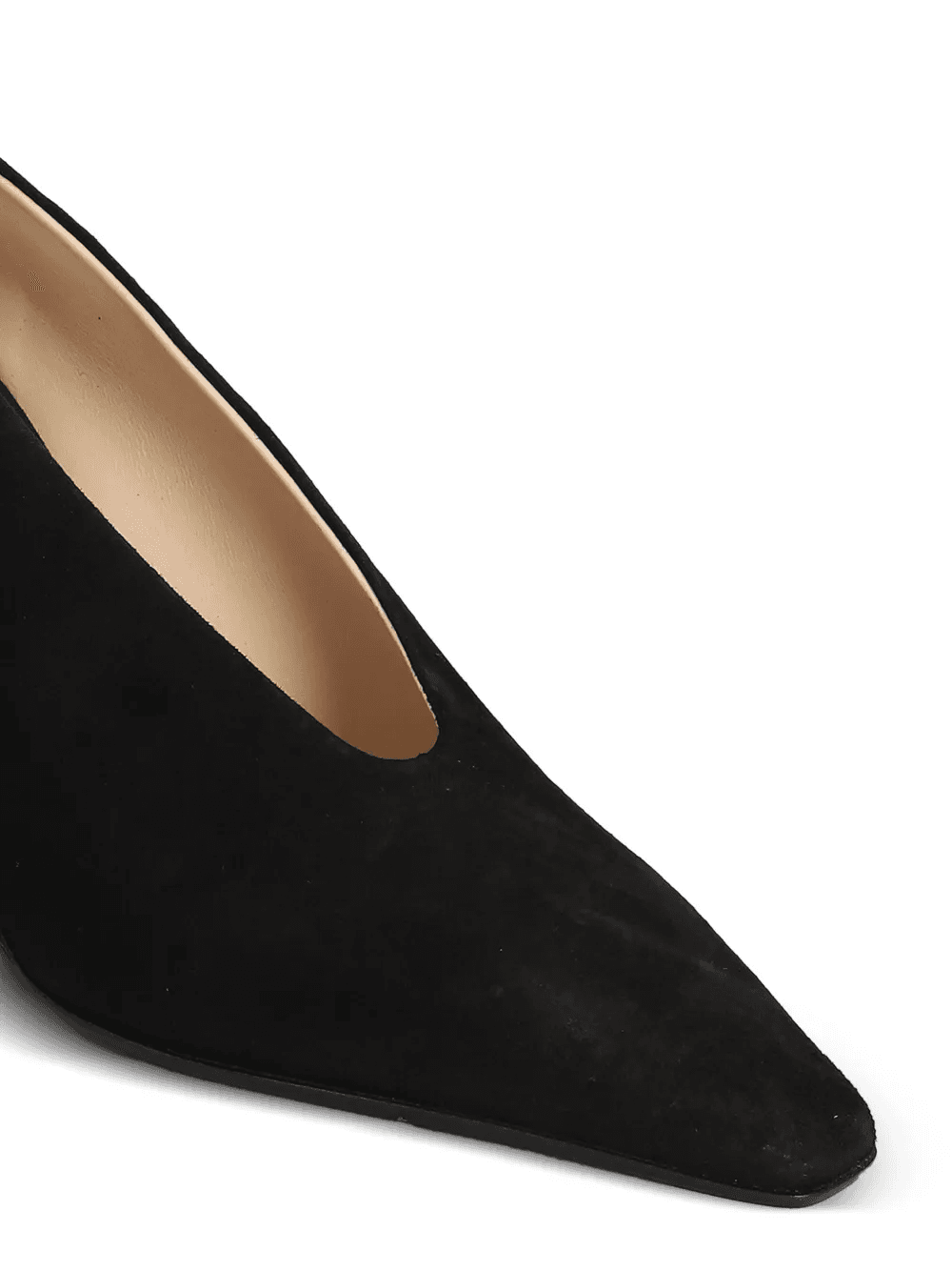 80mm pointed-toe suede pumps - Image 1
