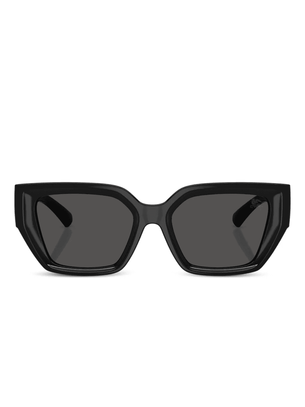 geometric-frame logo-plaque sunglasses - Image 1