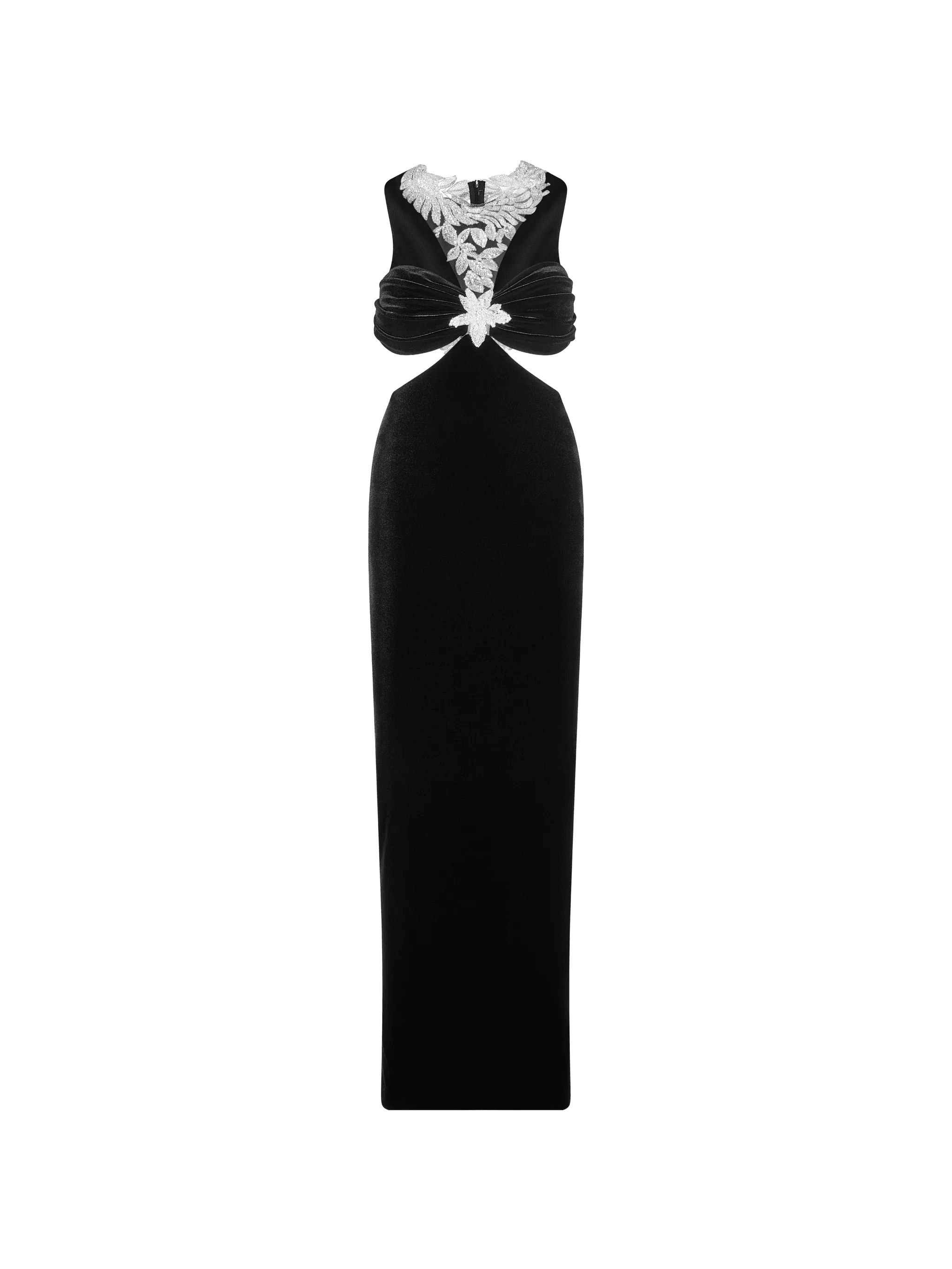Queen Cleopatra cut-out embellished maxi dress - Image 1
