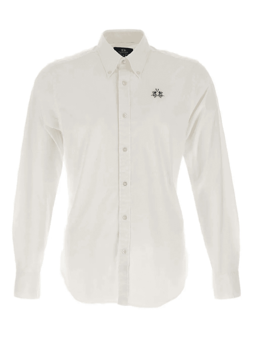 button-down embroidered shirt - Image 1