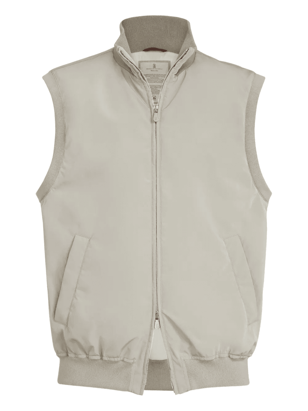 bonded nylon padded gilet - Image 1