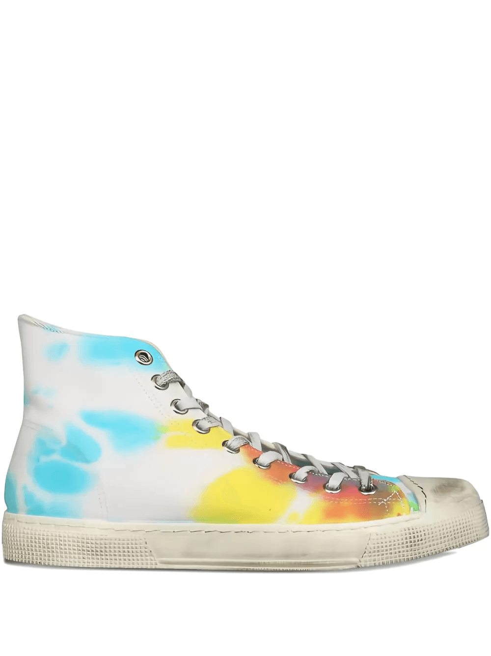 x Jean Michel tie-dye high-top sneakers - Image 1