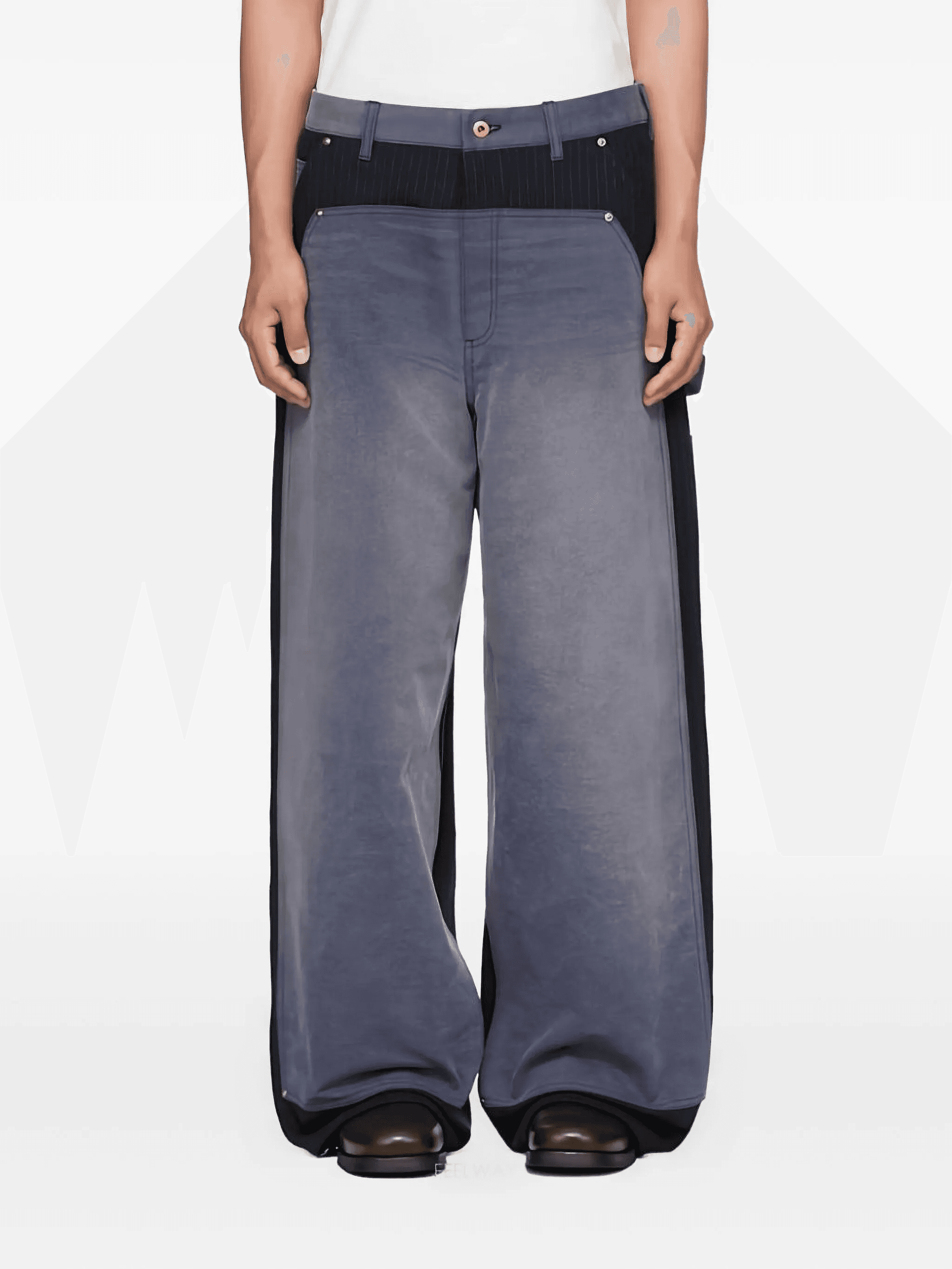 panelled trousers - Image 1