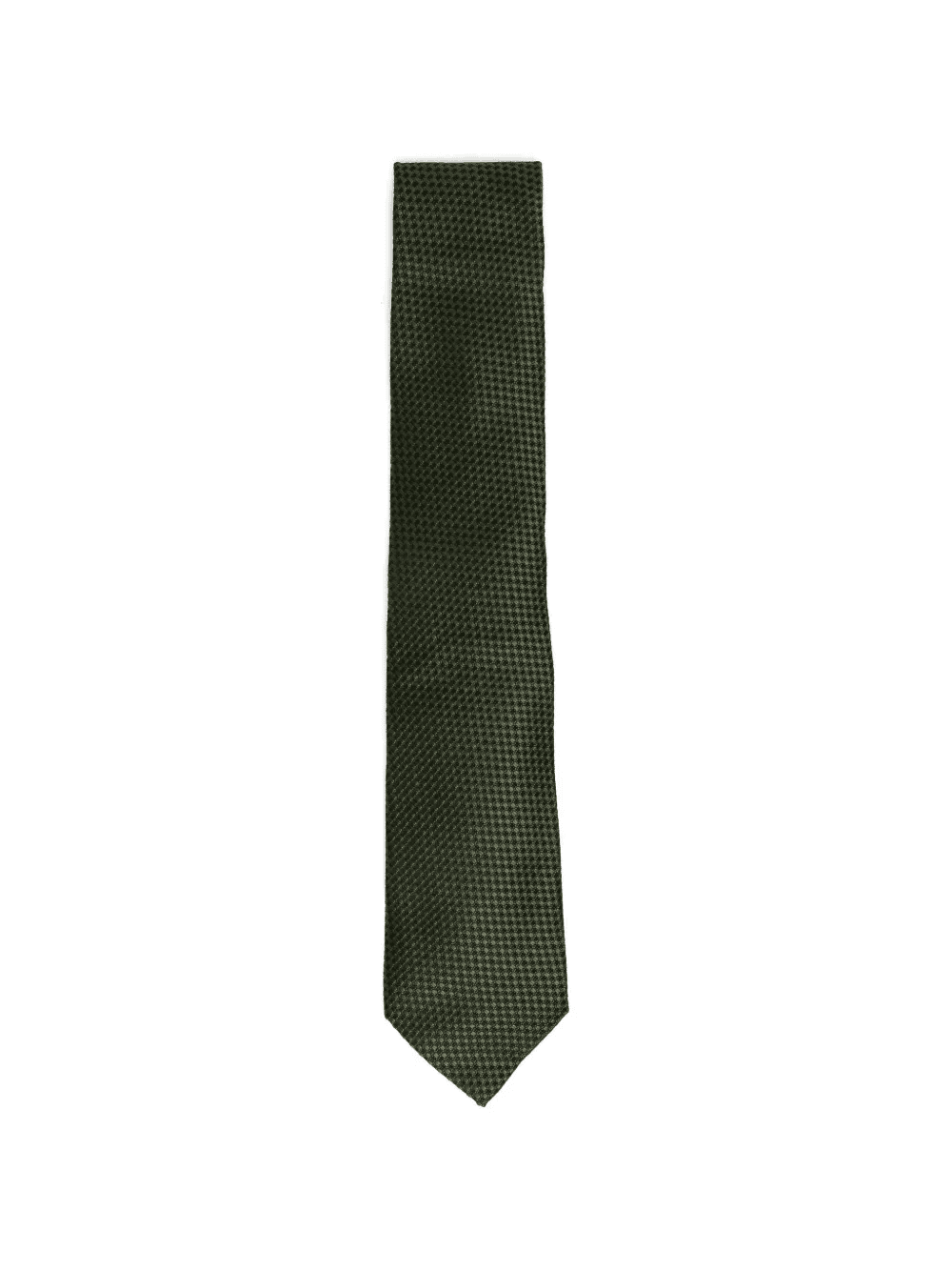 green jacquard tie - Image 1