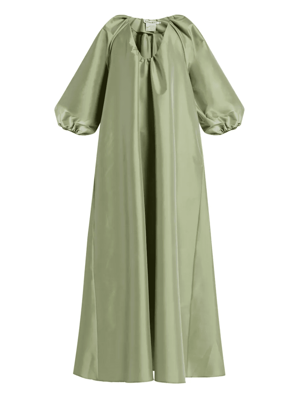 balloon-sleeve maxi dress - Image 1