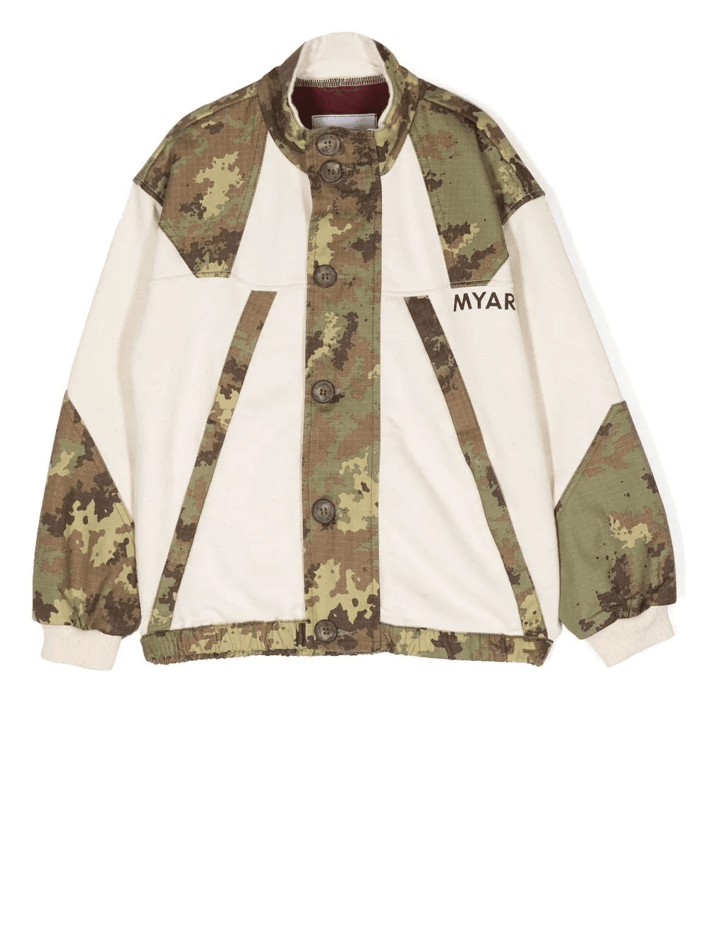 camouflage-print button-up jacket - Image 1