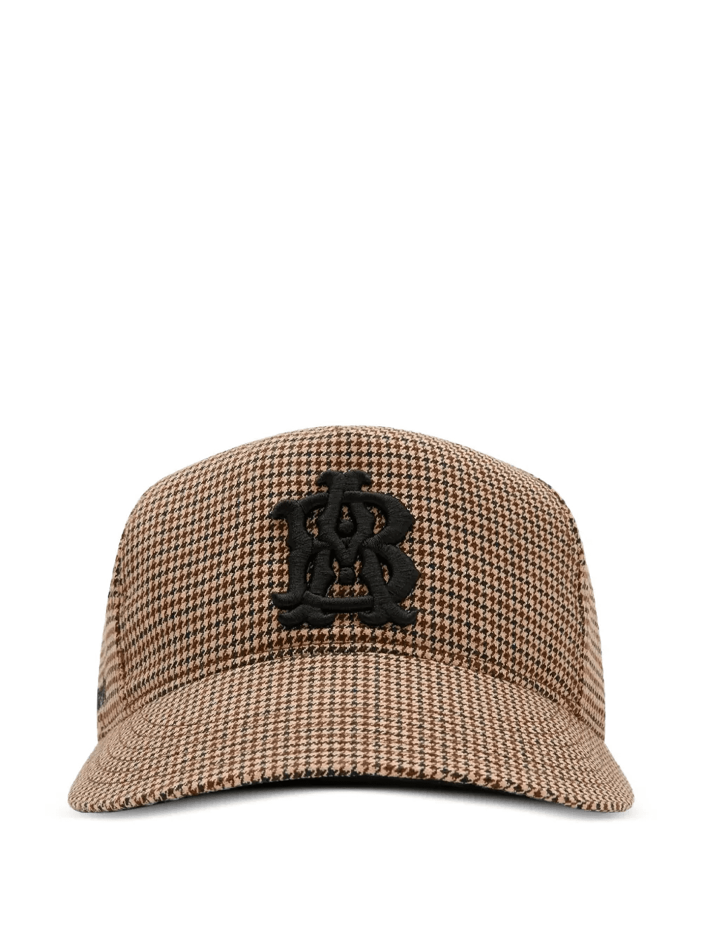 monogram houndstooth-pattern cap - Image 1