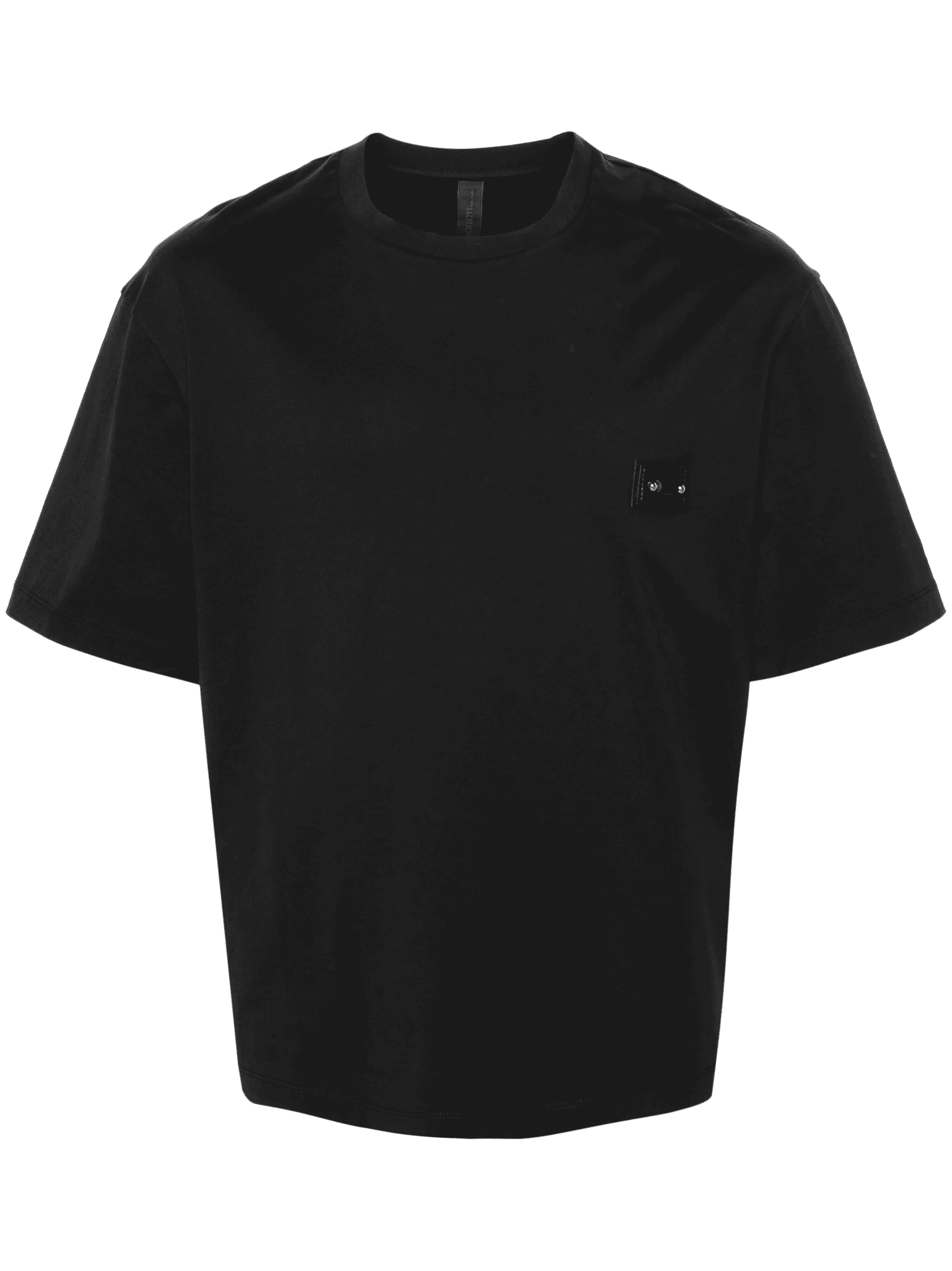 piercing-patch cotton T-shirt - Image 1