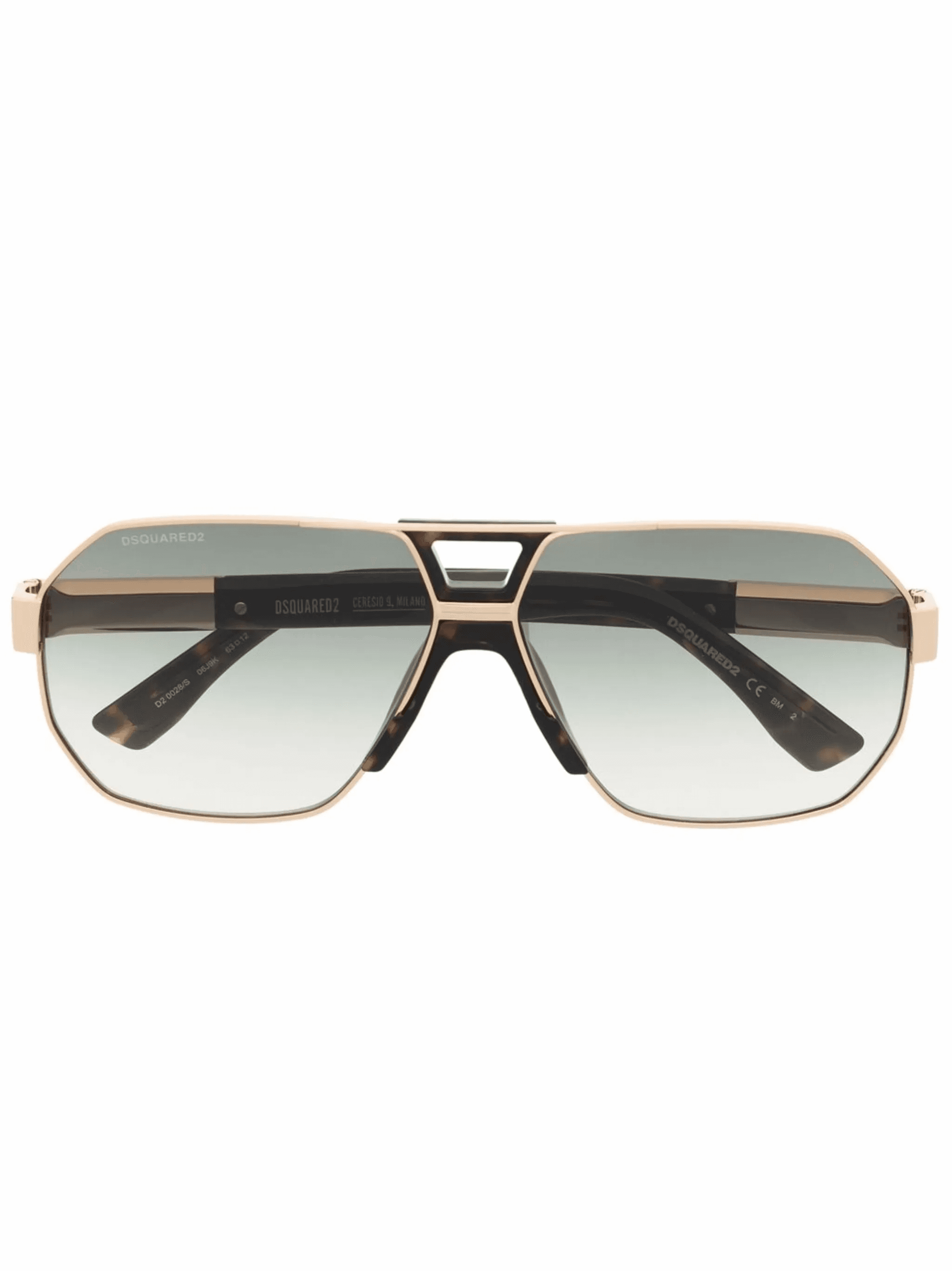 pilot-frame sunglasses - Image 1