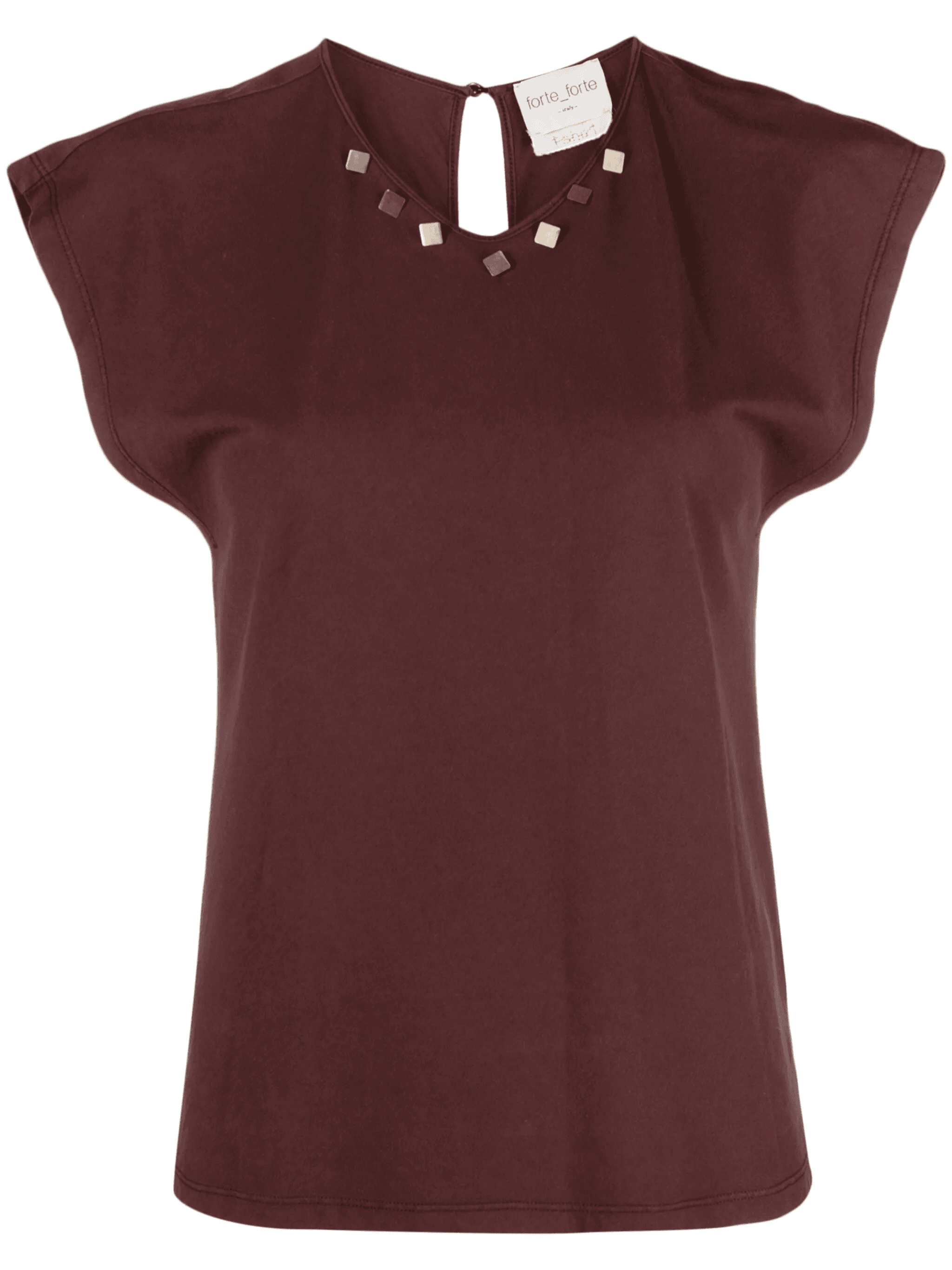 studded cotton blouse - Image 1