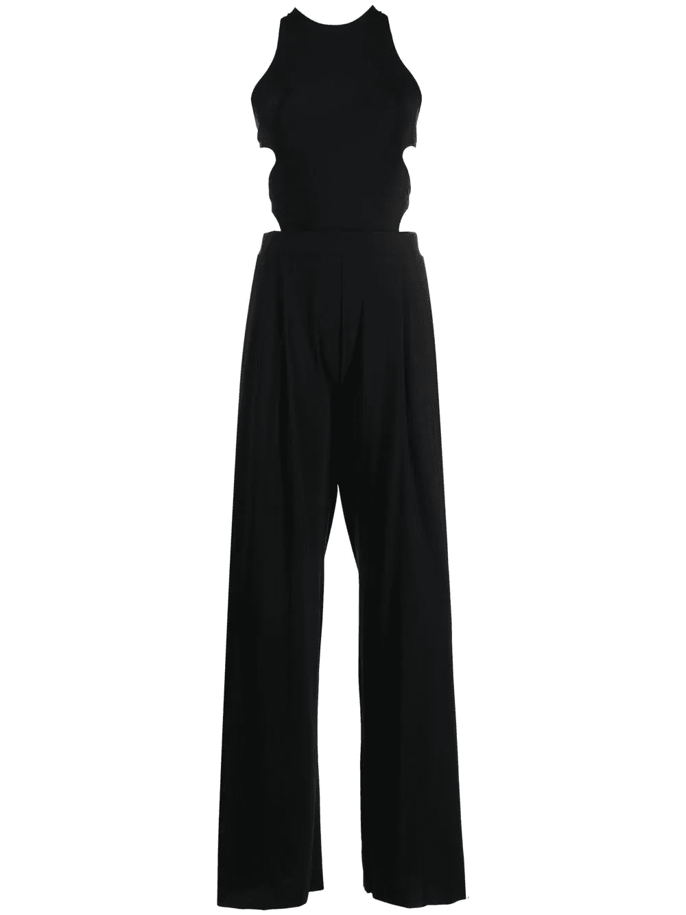 cut-out tie-fastening jumpsuit - Image 1