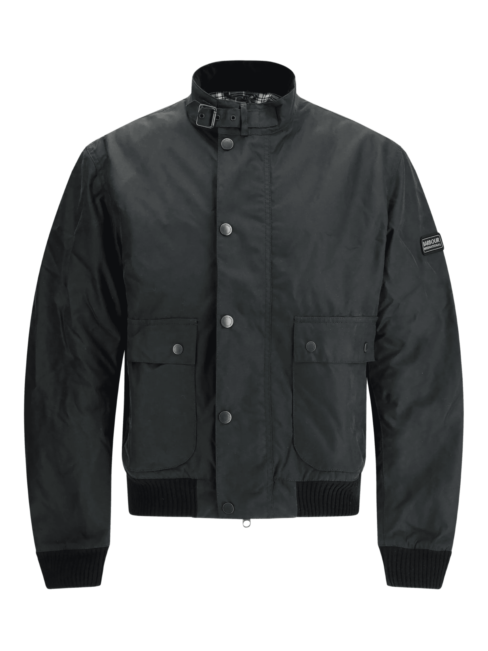 Traction Waxed button-fastening flap-pocket jacket - Image 1