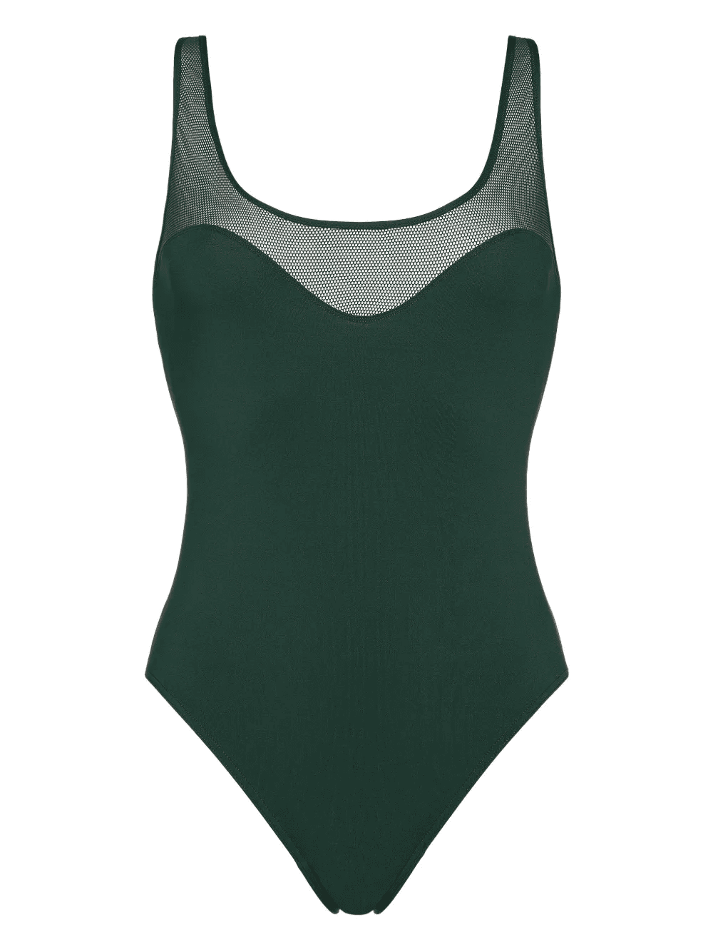 scoop-back one-piece swimsuit - Image 1