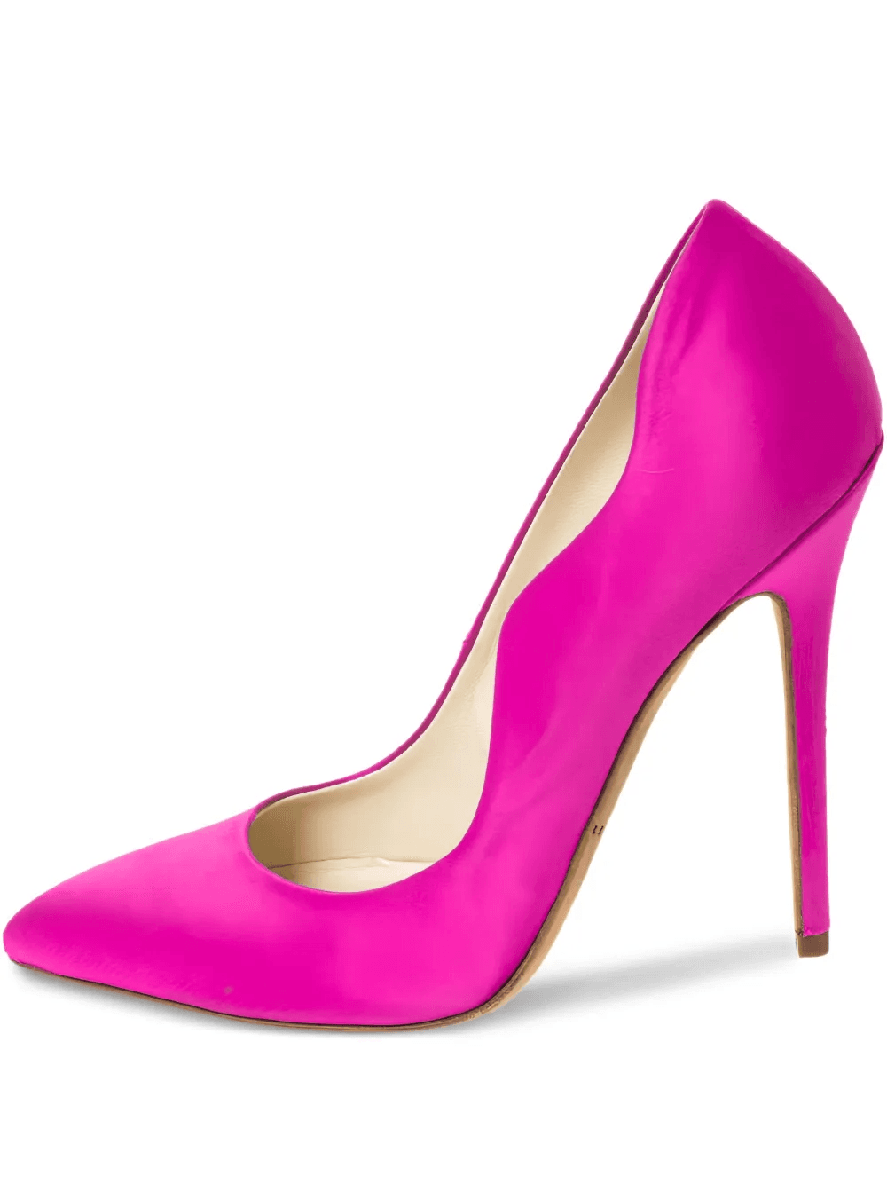 pre-owned 120mm Besame satin pumps - Image 1