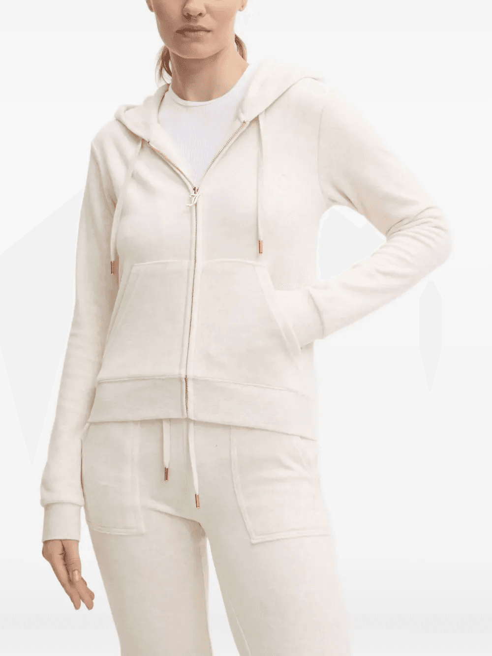 hooded zip hoodie - Image 1