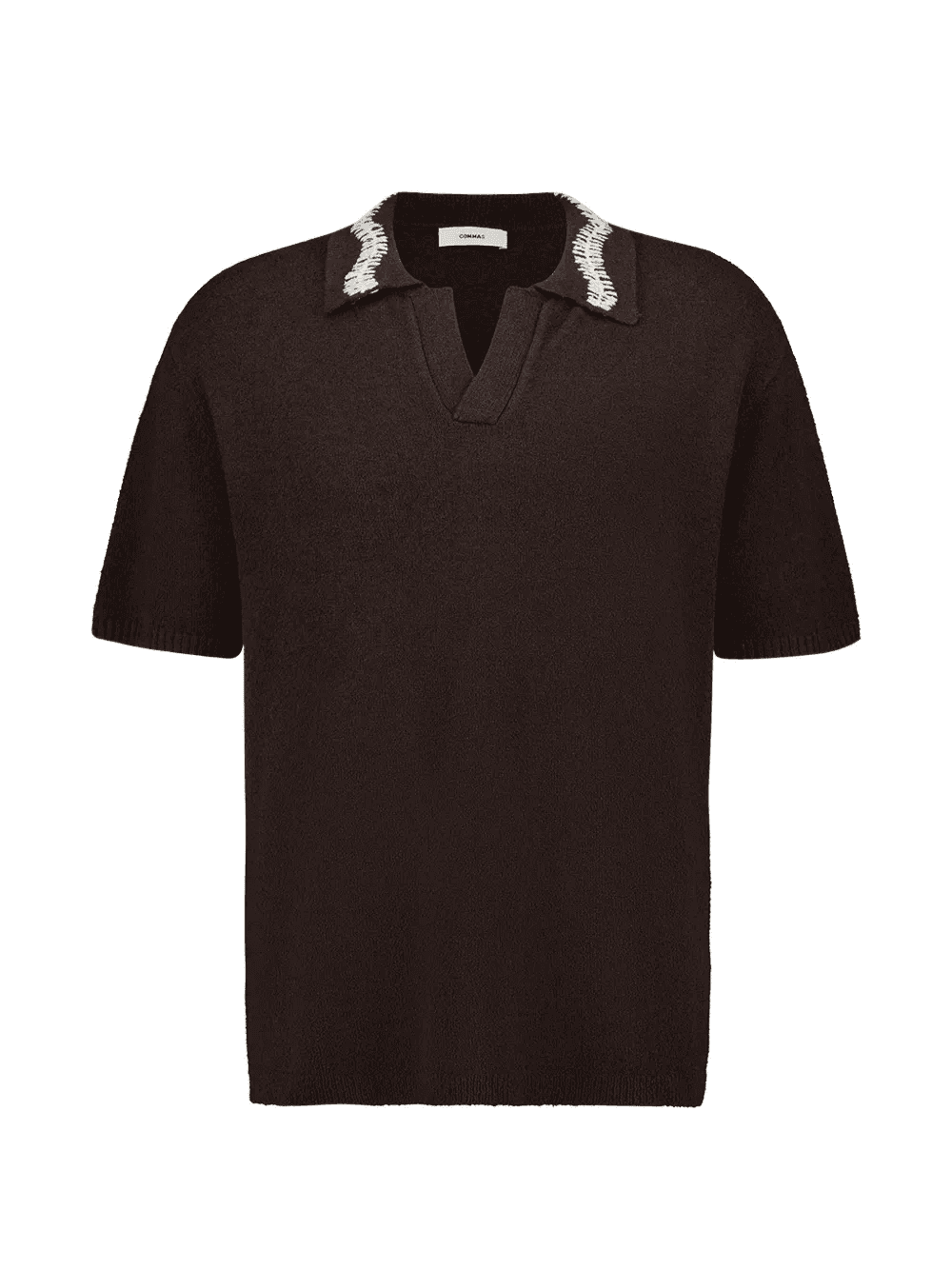 crochet polo shirt - Image 1