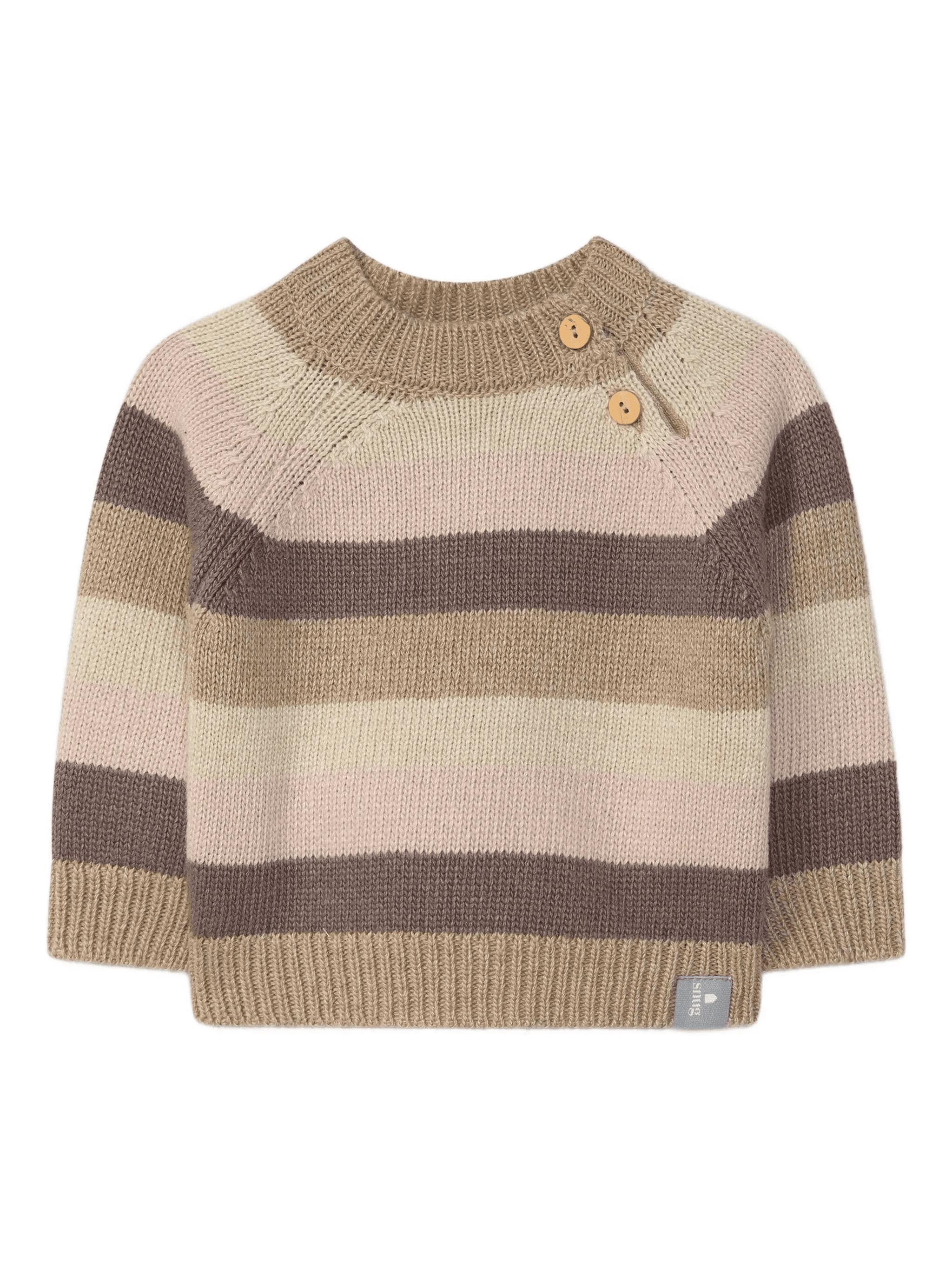 striped button knitwear - Image 1