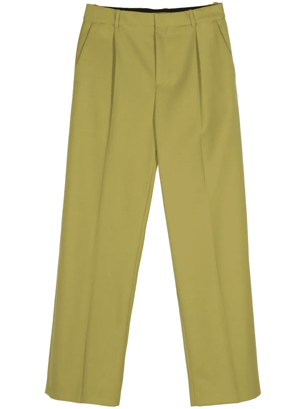 pleat-detail wool trousers - Image 1