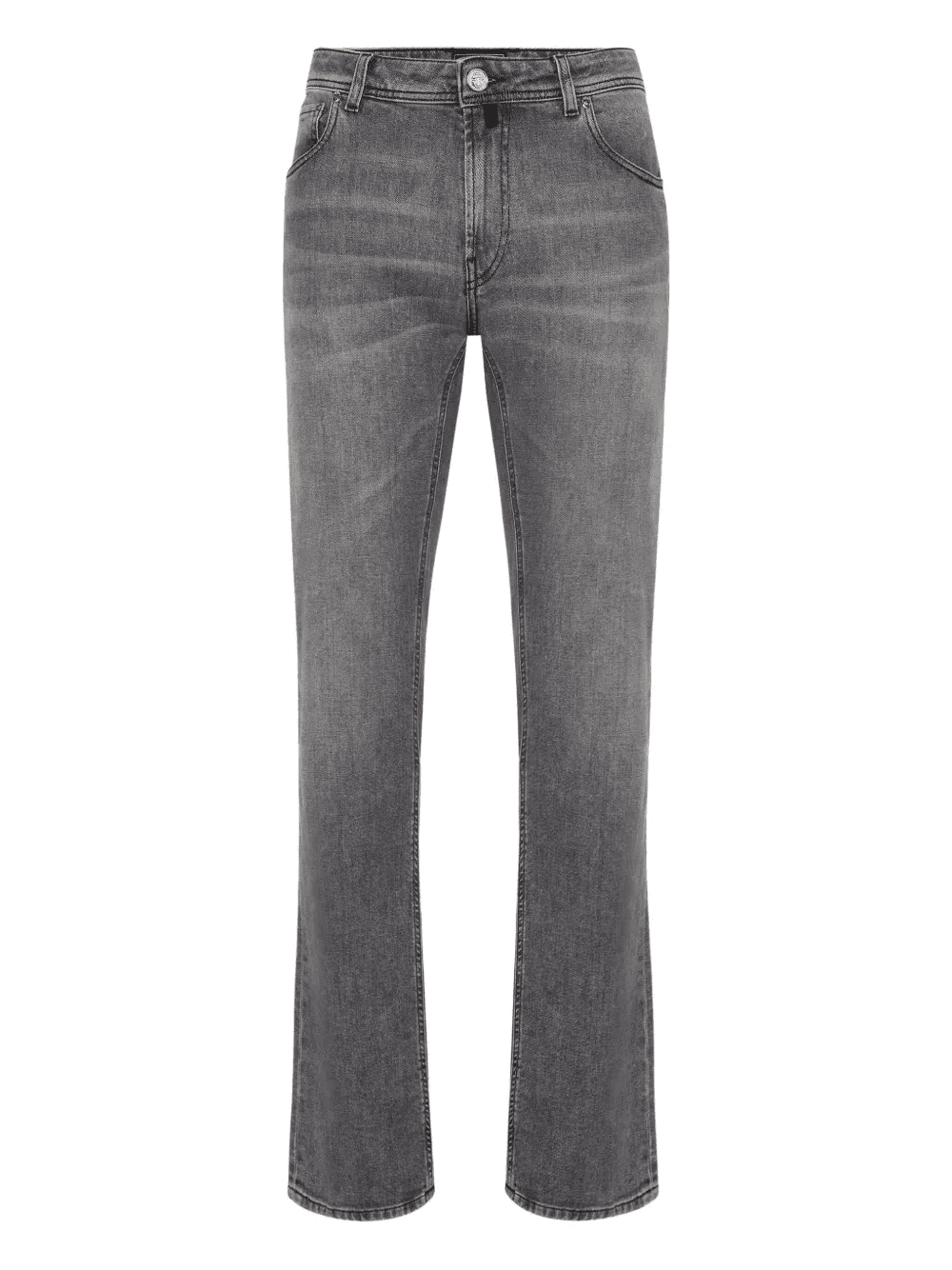 embroidered five-pocket jeans - Image 1