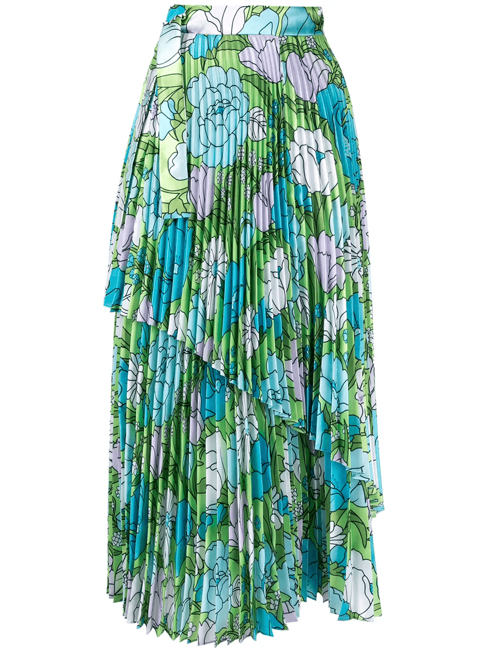 floral pleated skirt - Image 1