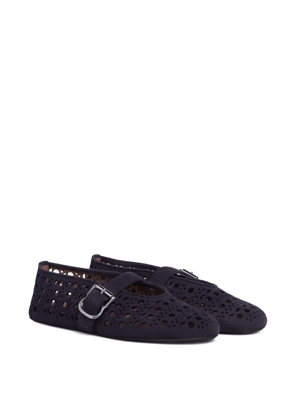 buckle-strap ballet flats - Image 1