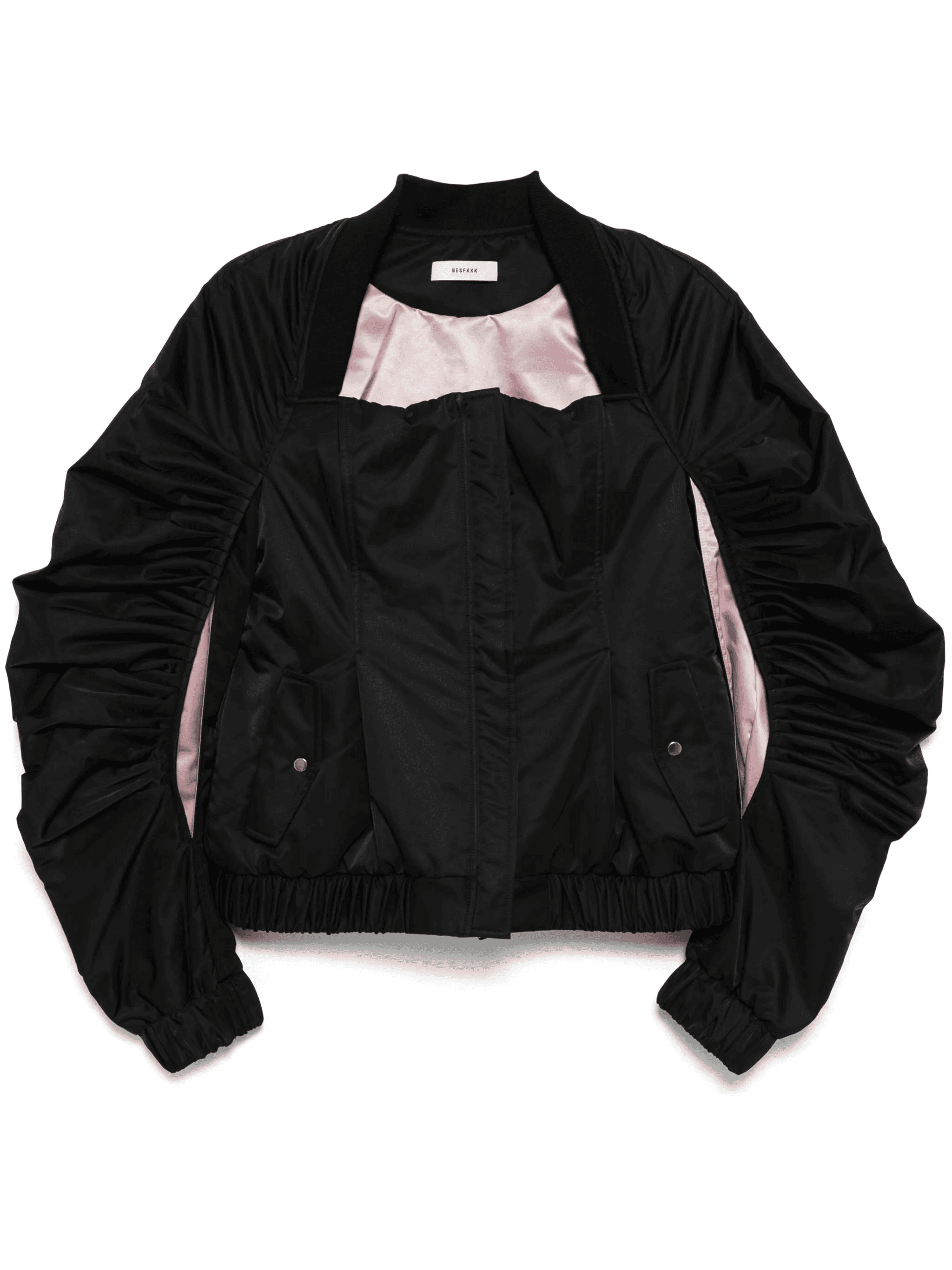cut-out bomber jacket - Image 1