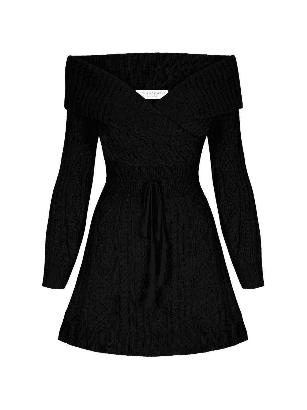 Victoire off-the-shoulder mini dress - Image 1