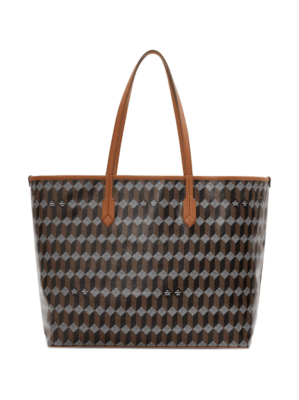 geometric-pattern tote bag - Image 1
