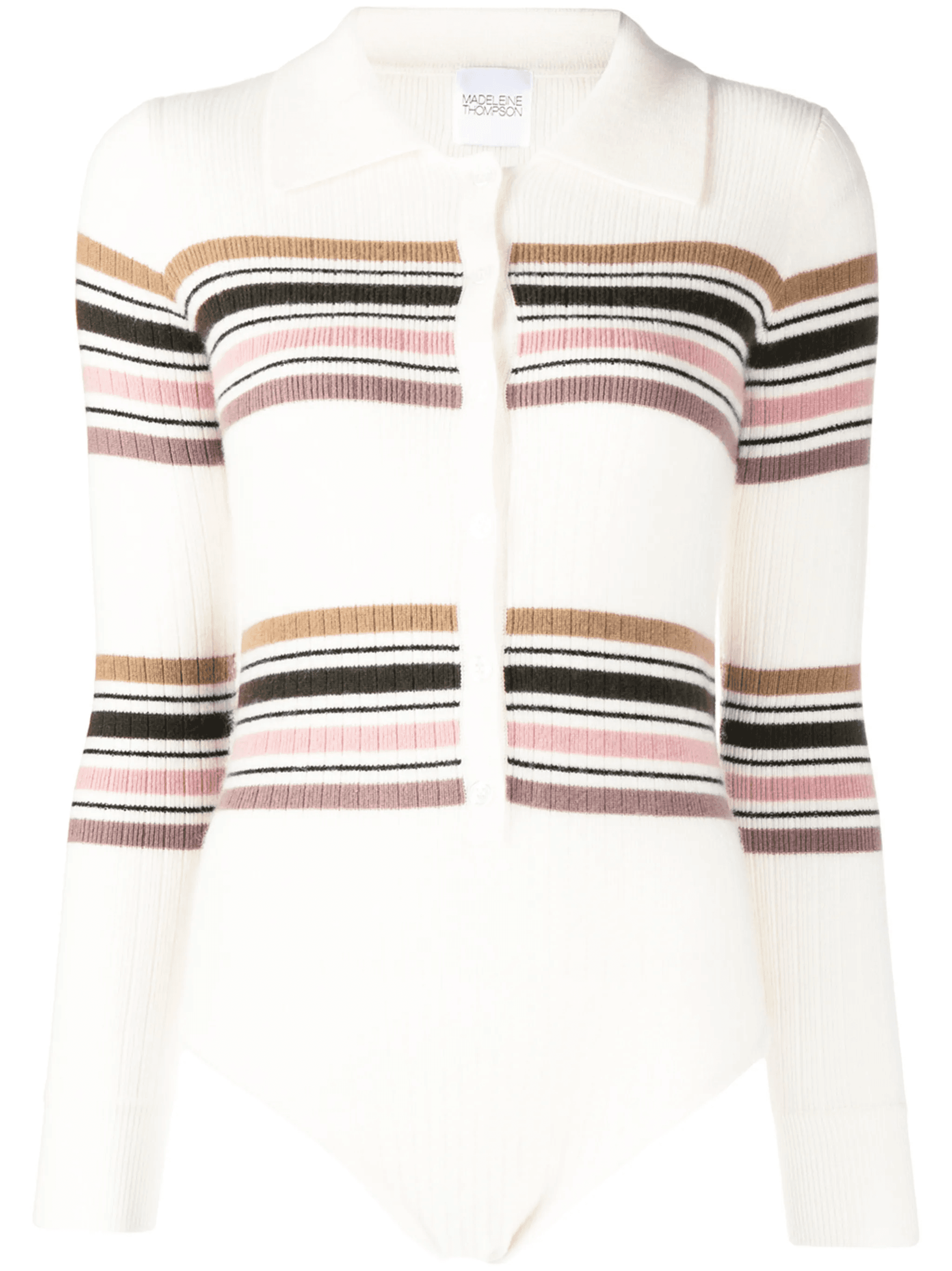 Cetus striped knit bodysuit - Image 1
