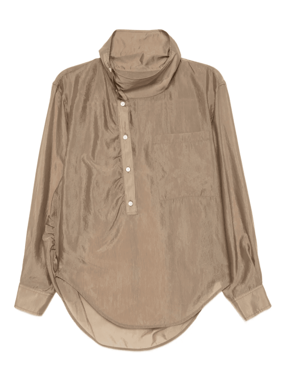 asymmmetric collar shirt - Image 1