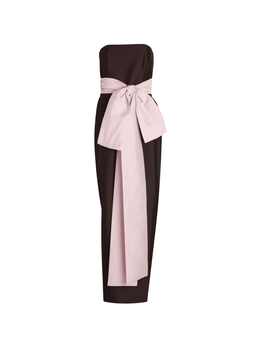 Lina bow-detail maxi dress - Image 1