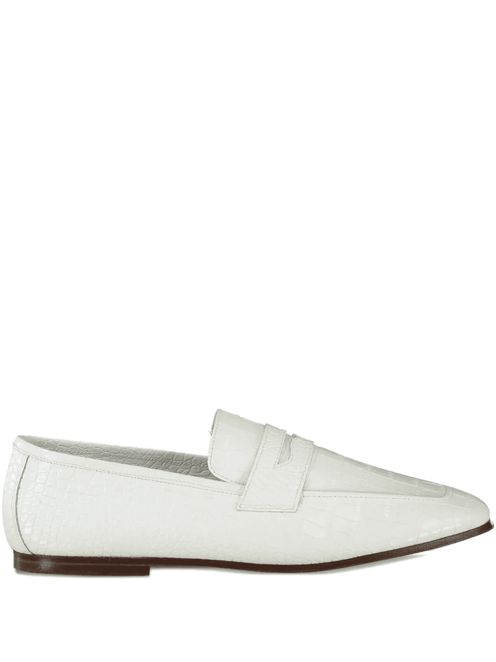 Essenziale crocodile-embossed loafers - Image 1