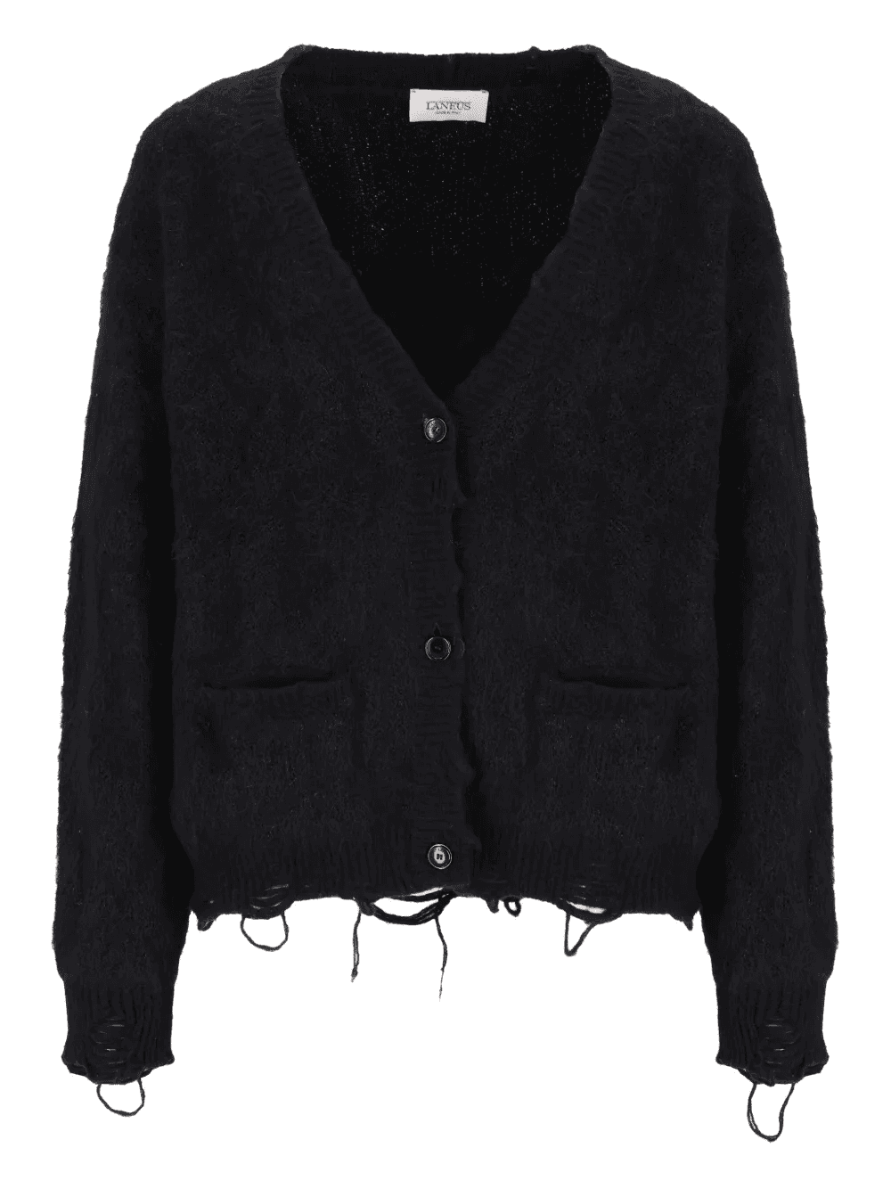 distressed buttoned cardigan - Image 1