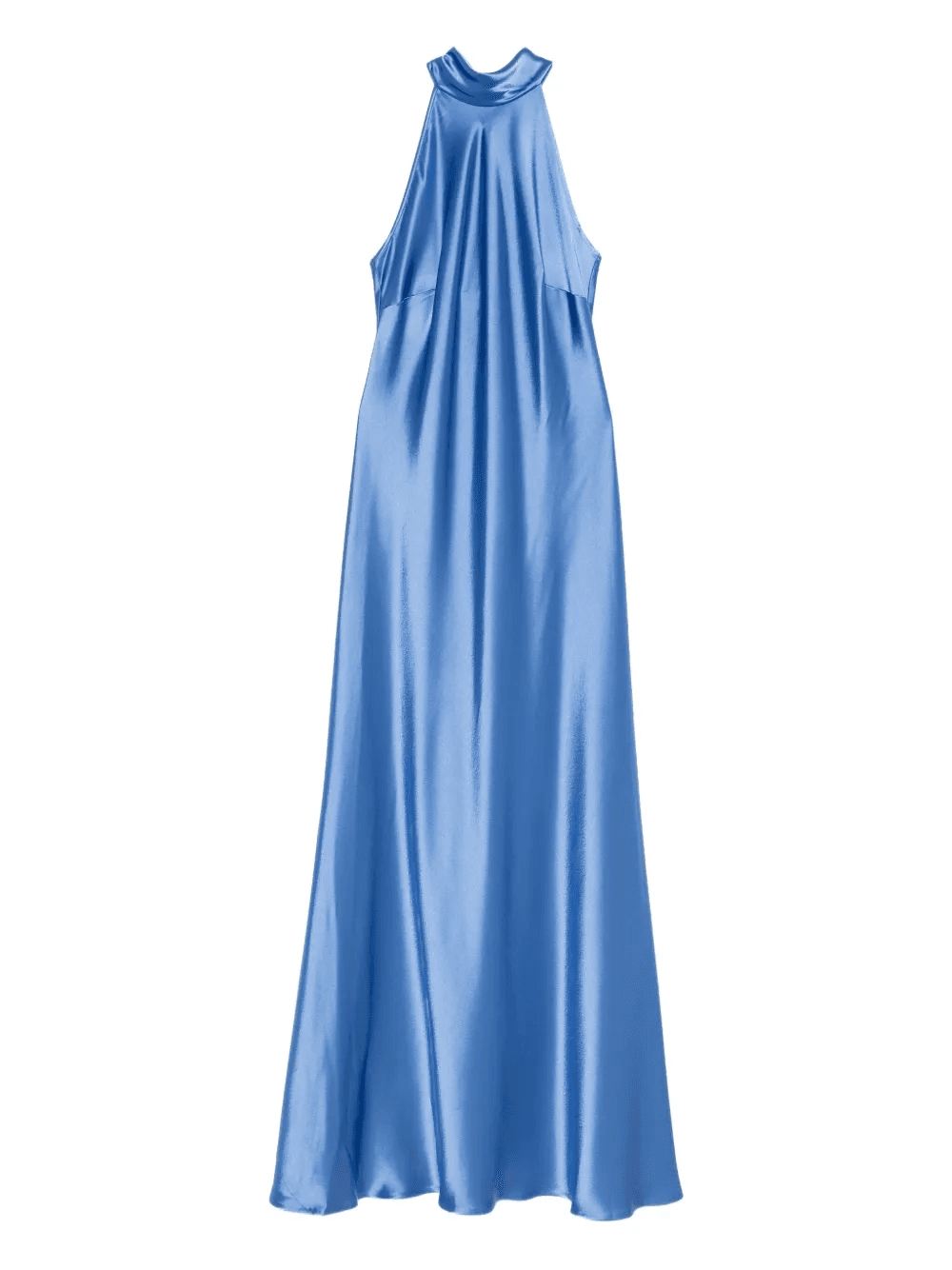 halterneck satin dress - Image 1