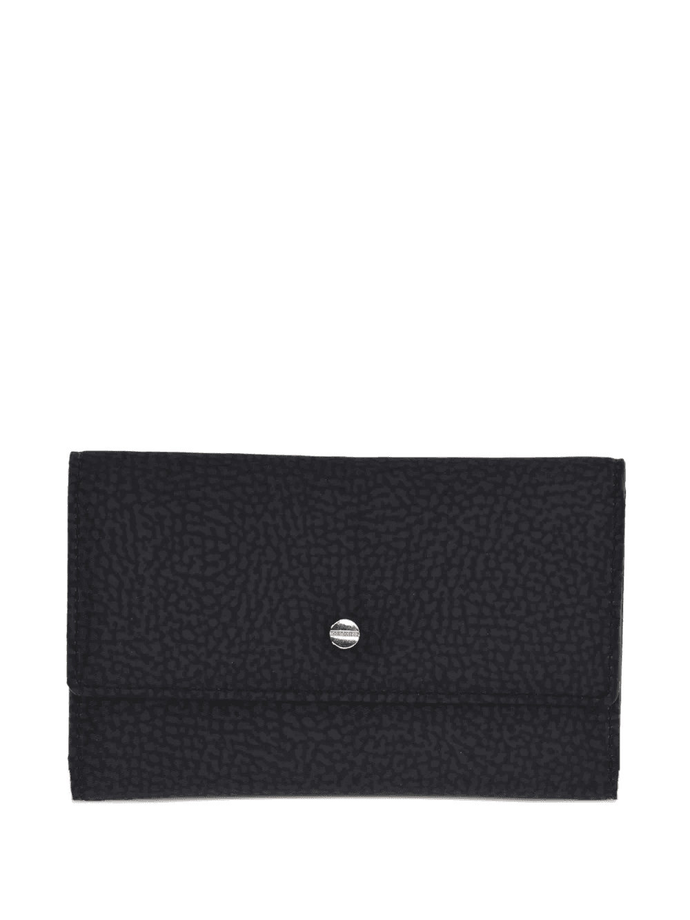 textured snap-fastening wallet - Image 1