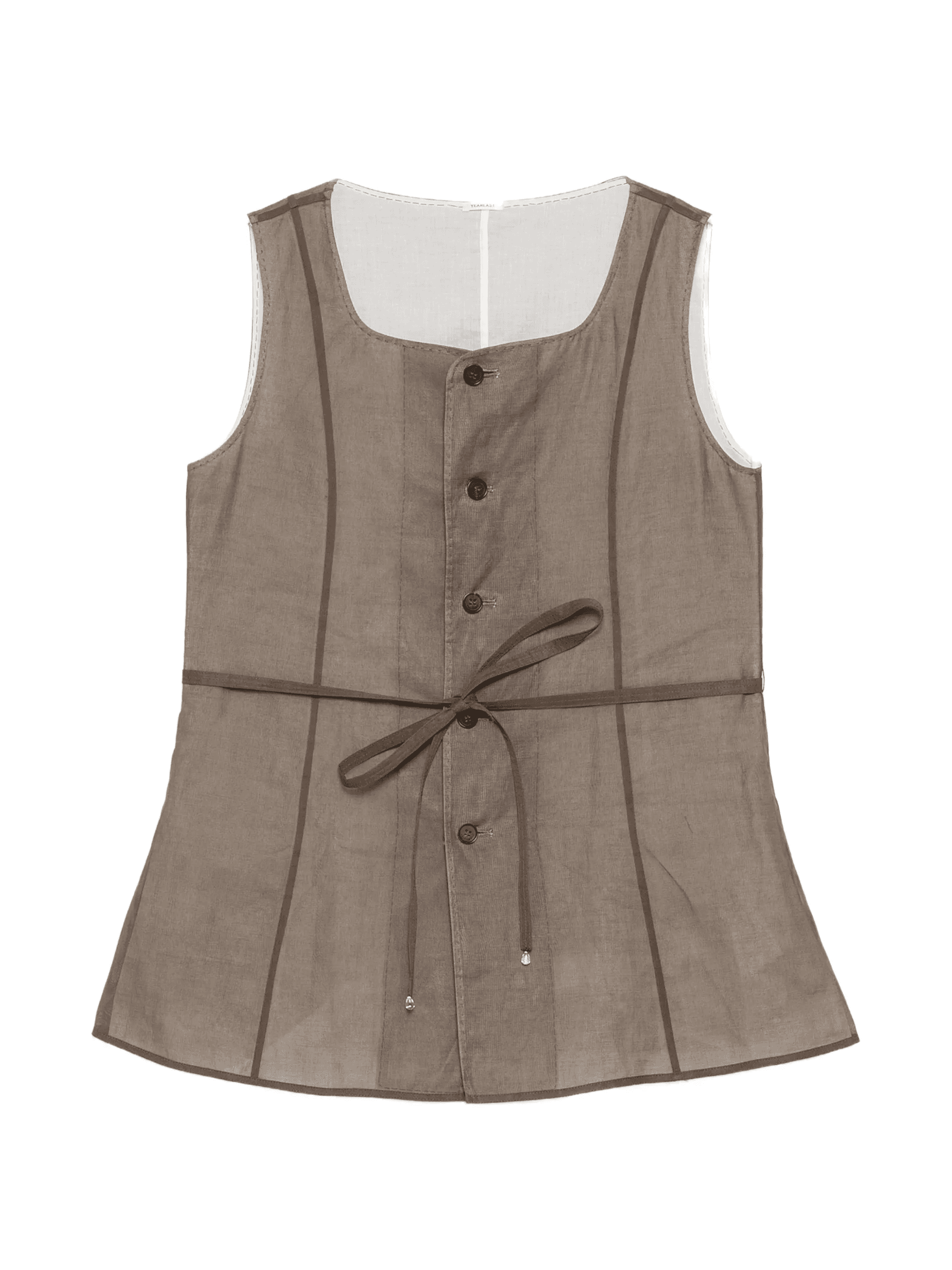 layered sleeveless top - Image 1