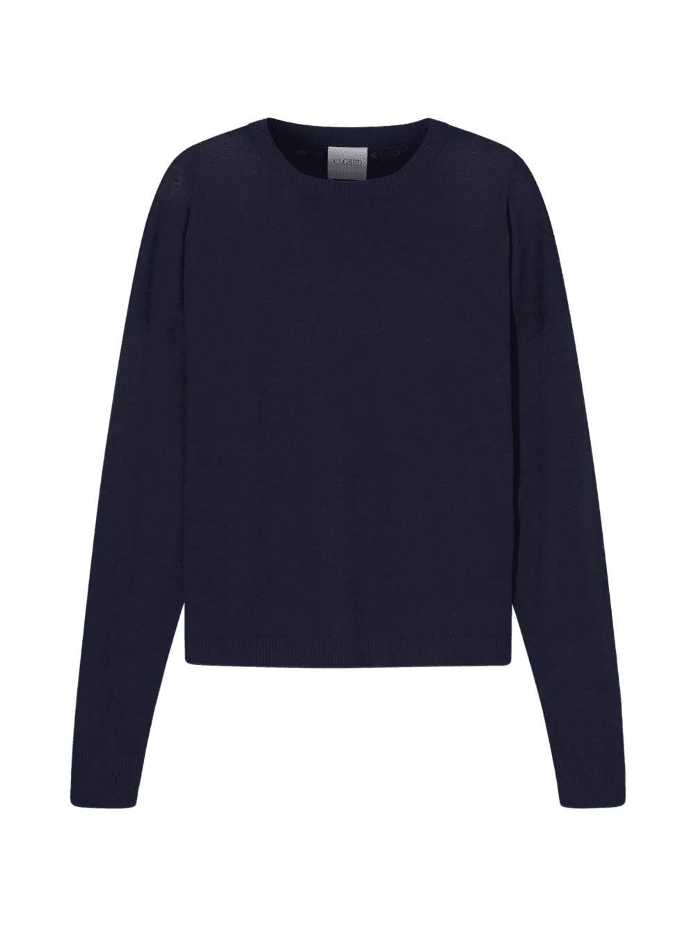 crew-neck long-sleeve sweater - Image 1