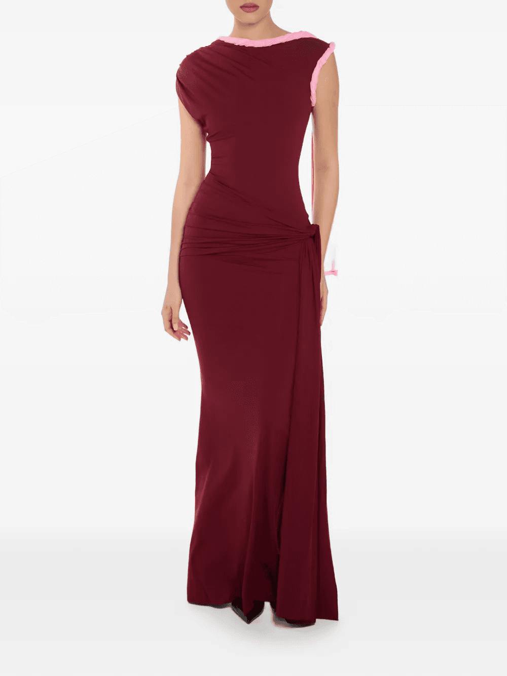 Tiana twisted draped MAXI dress - Image 1