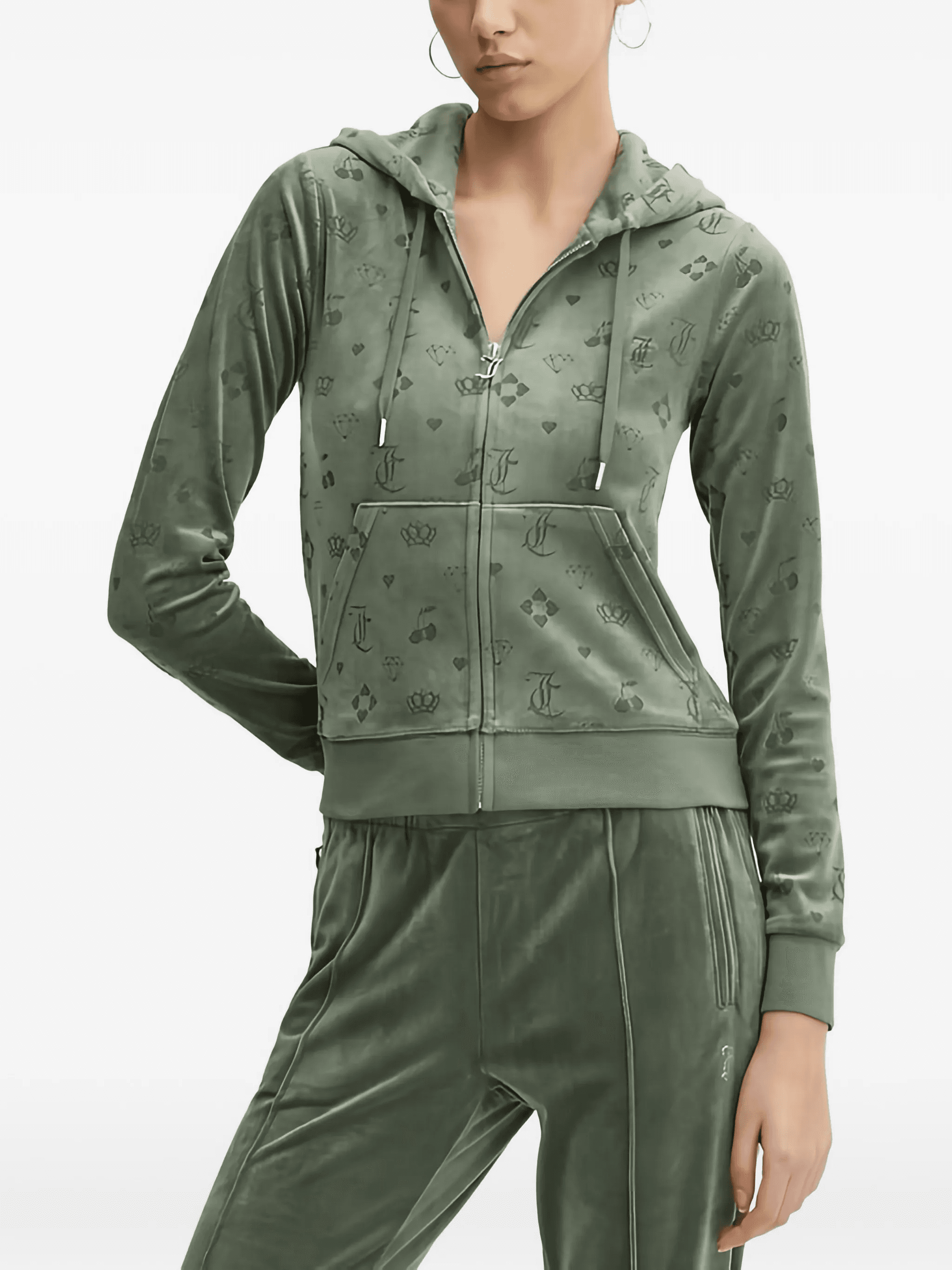 zip-fastening hoodie - Image 1