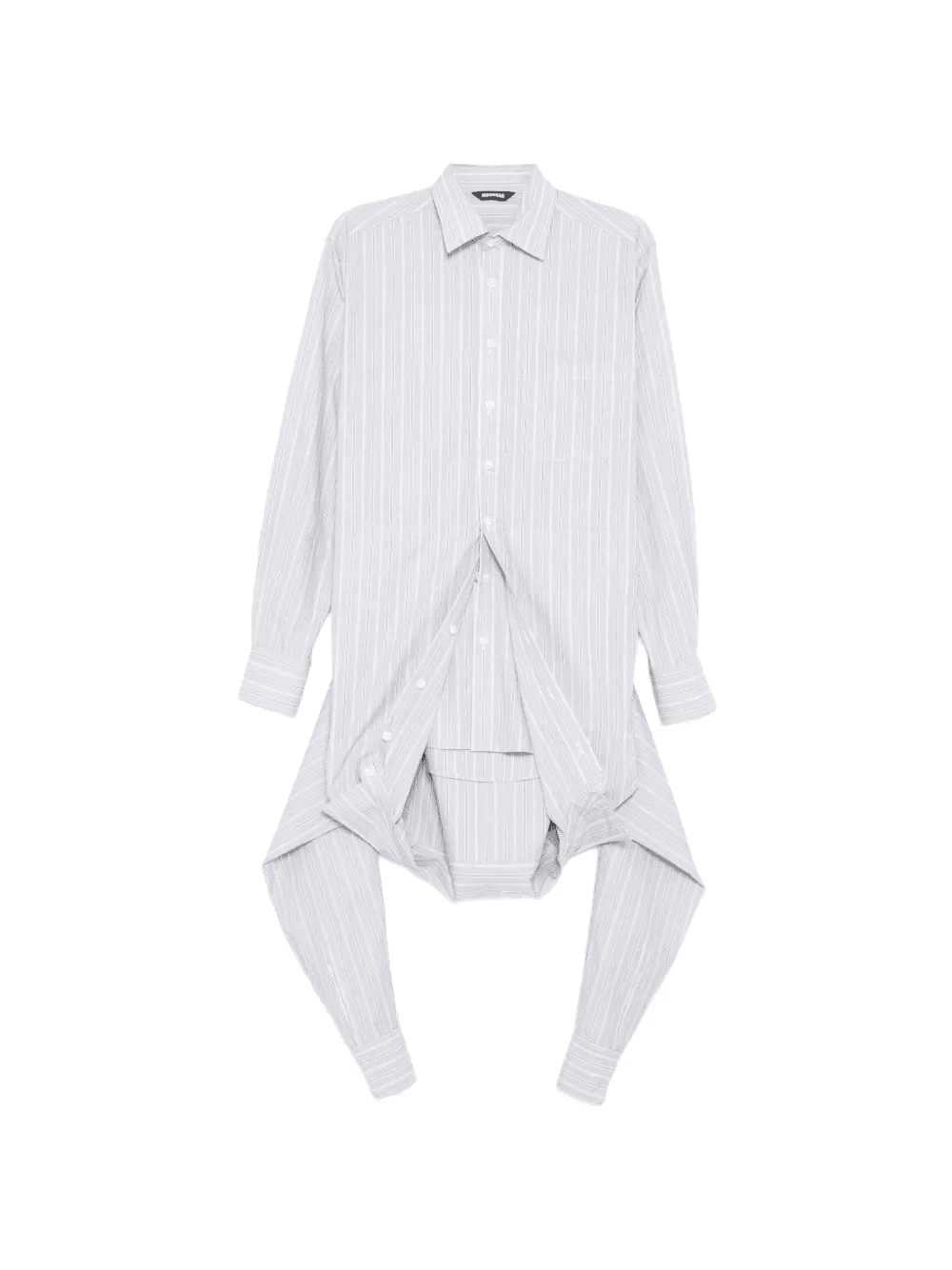 double sleeve striped shirt - Image 1