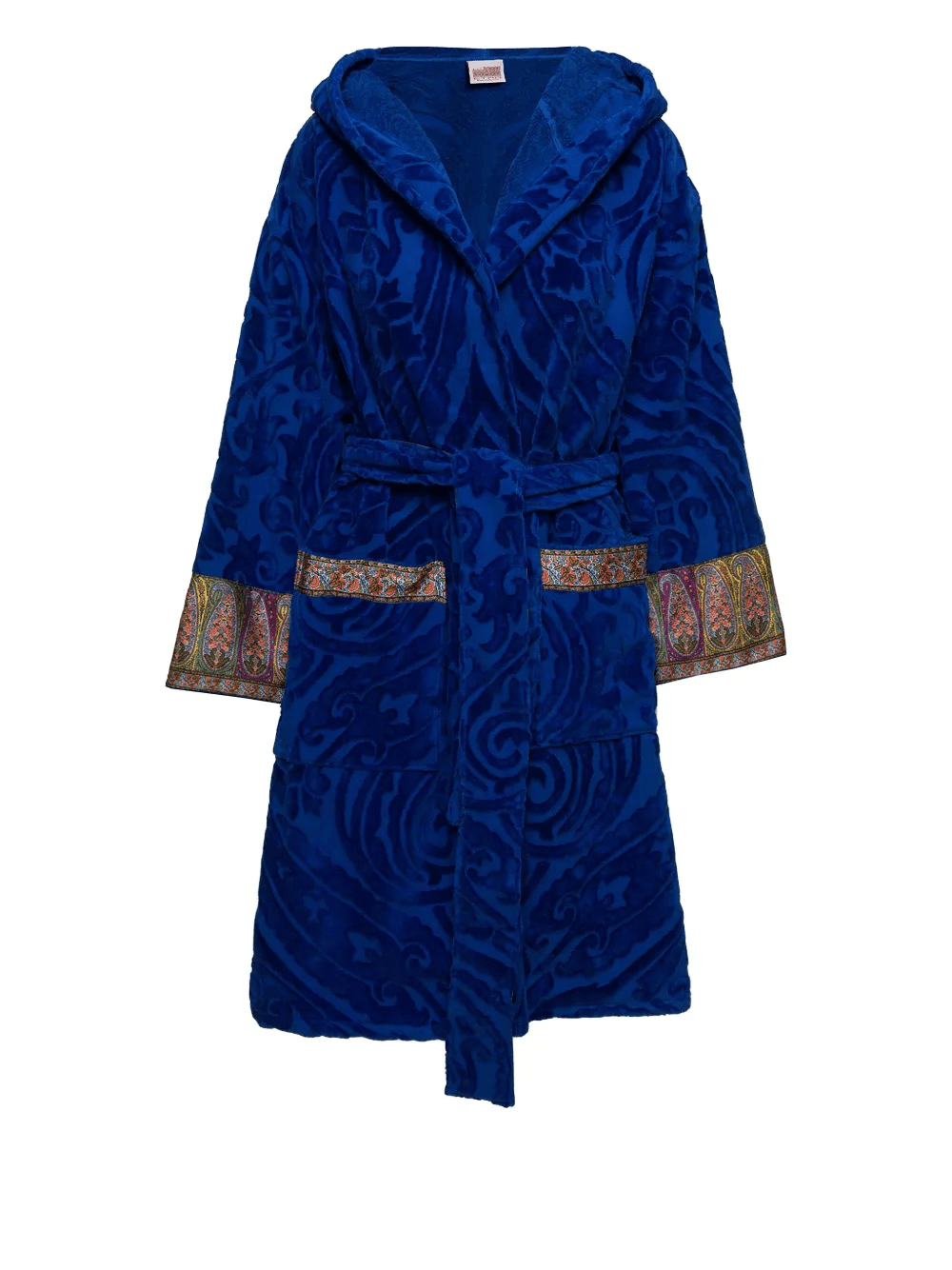 New Tradition hooded paisley-print bath robe - Image 1